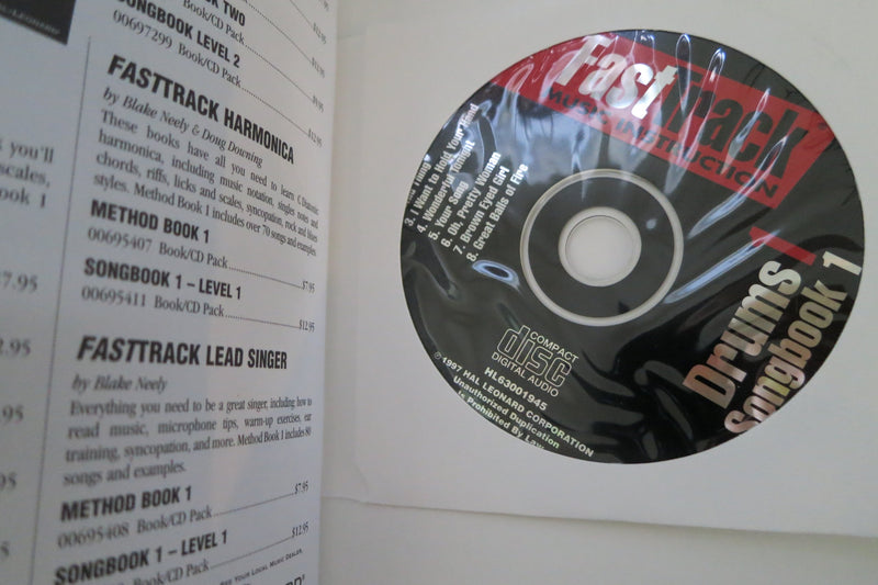 FastTrack Drums Songbook 1  Level 1 (Fasttrack Series),Used