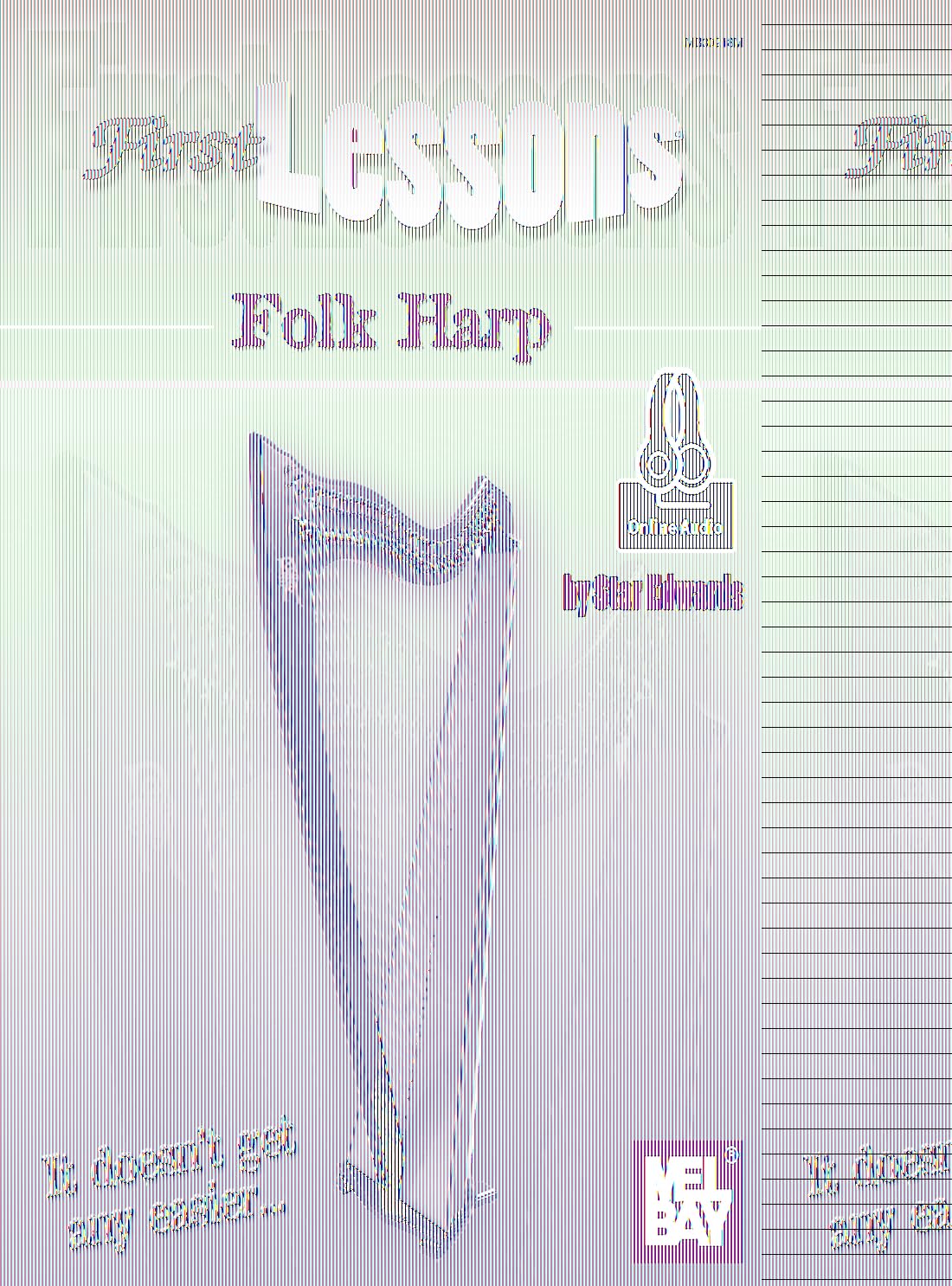 First Lessons Folk Harp,Used