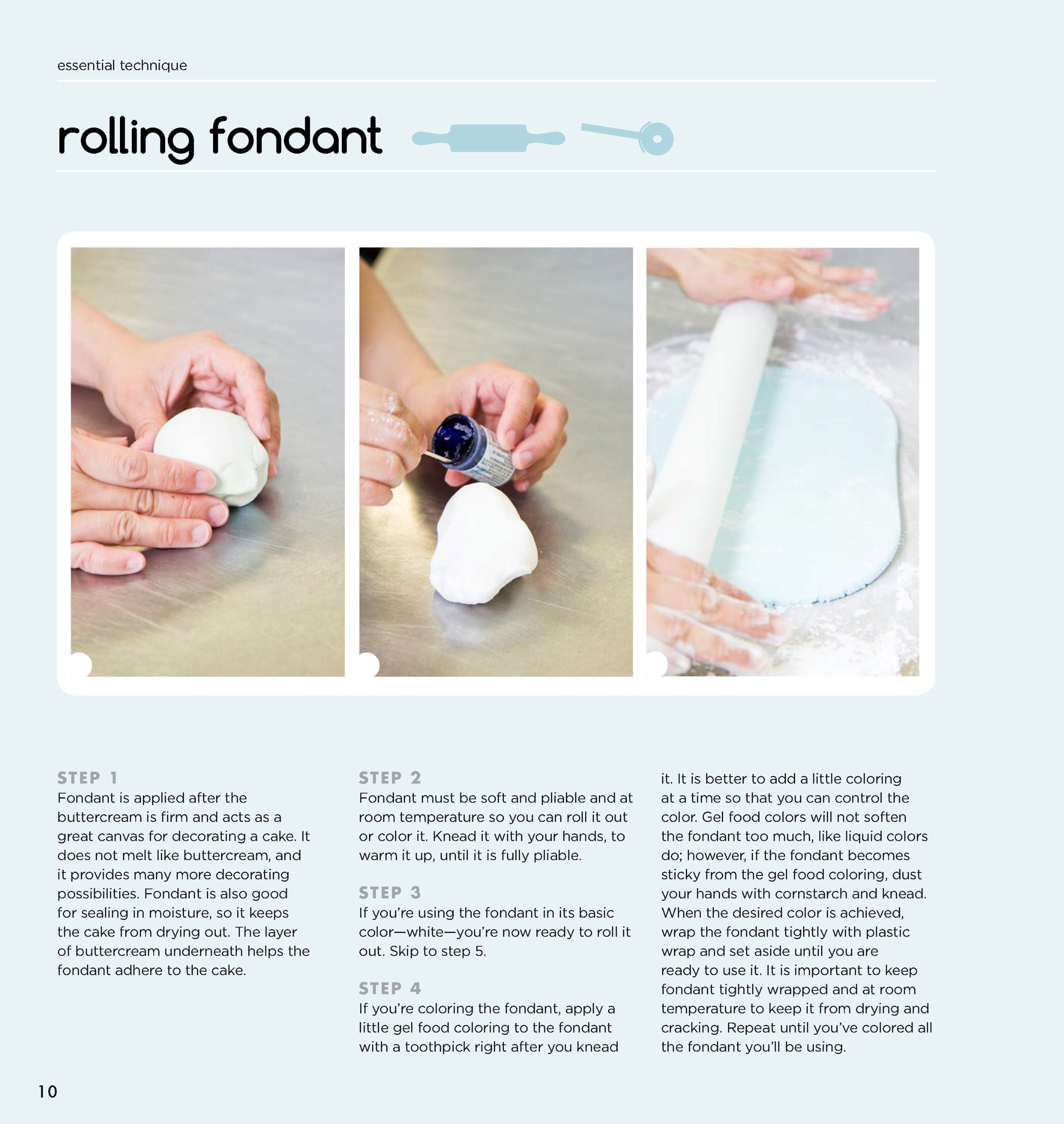 The Complete Book of Icing, Frosting & Fondant Skills,Used