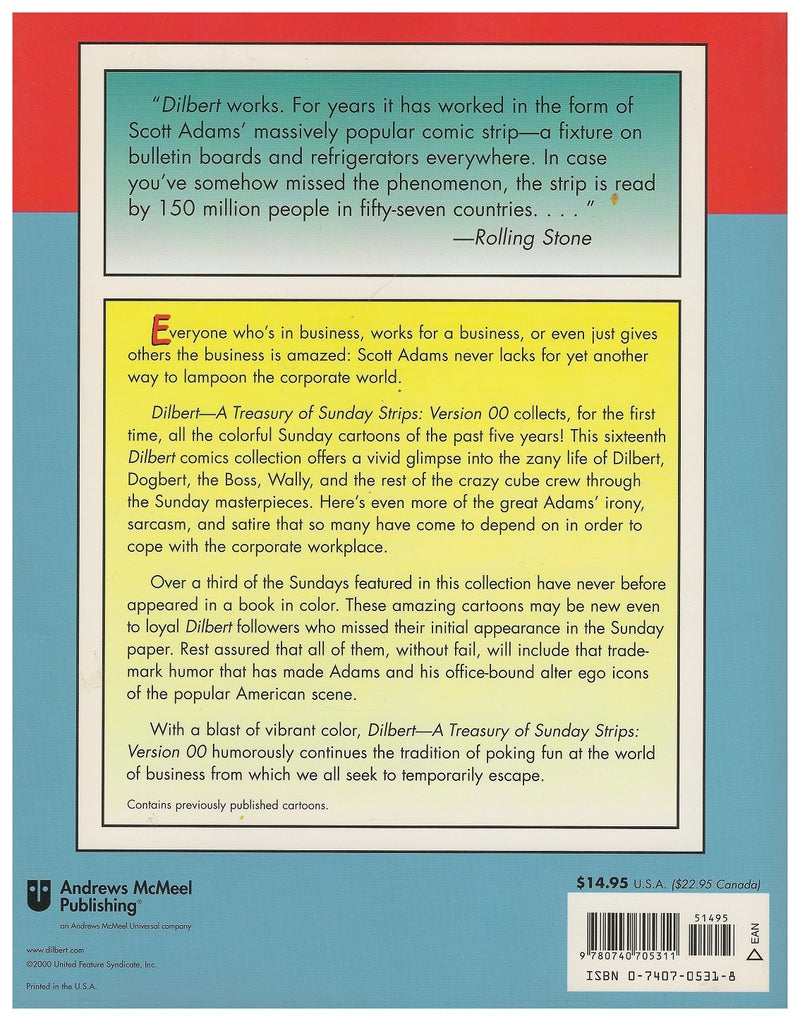 Dilbert  A Treasury Of Sunday Strips: Version 00 (Volume 16),Used