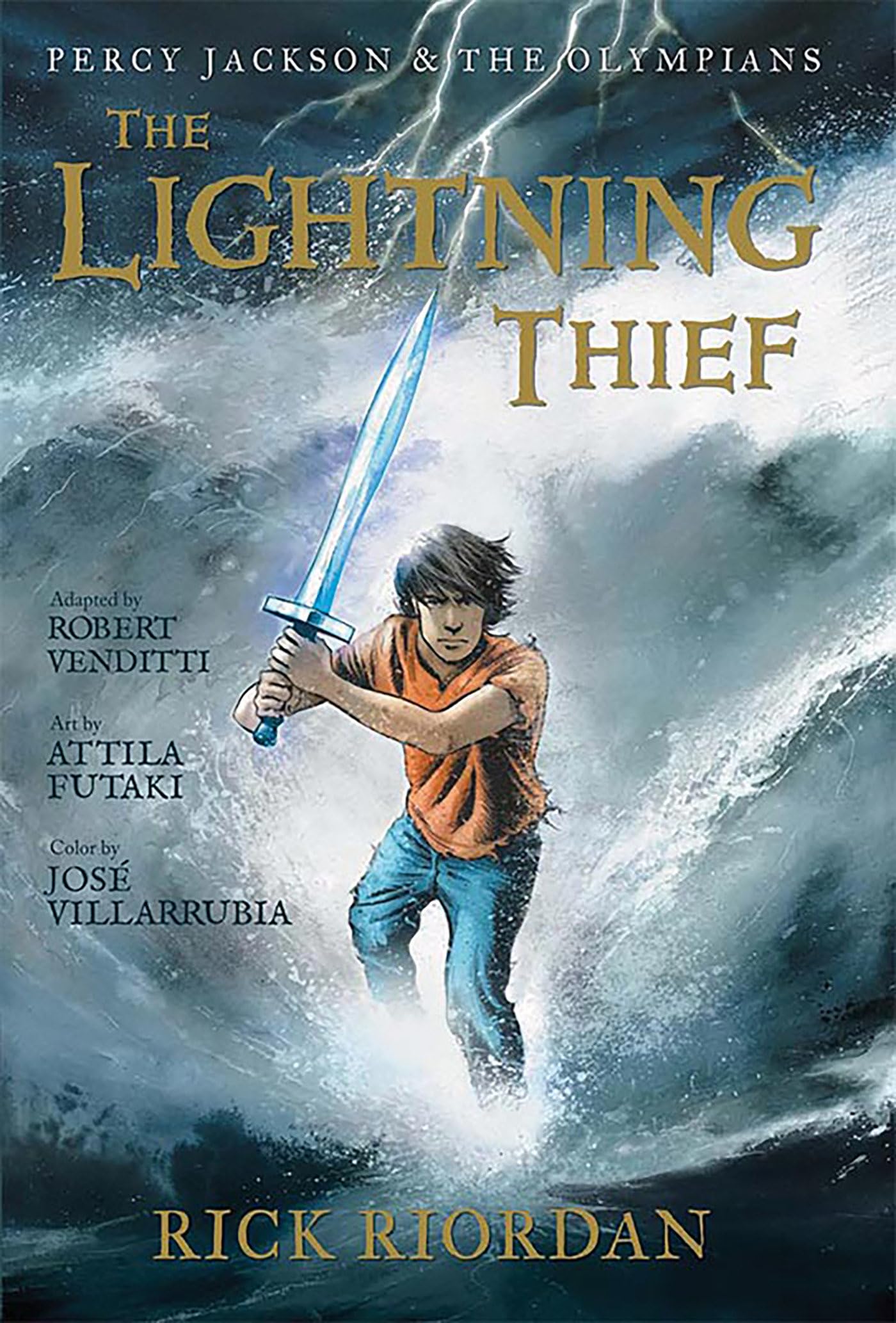The Lightning Thief: The Graphic Novel (Percy Jackson & the Olympians, Book 1),Used