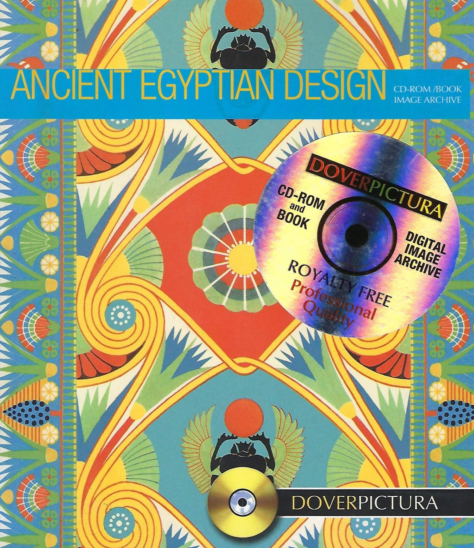 Ancient Egyptian Design (Dover Pictura Electronic Clip Art),Used