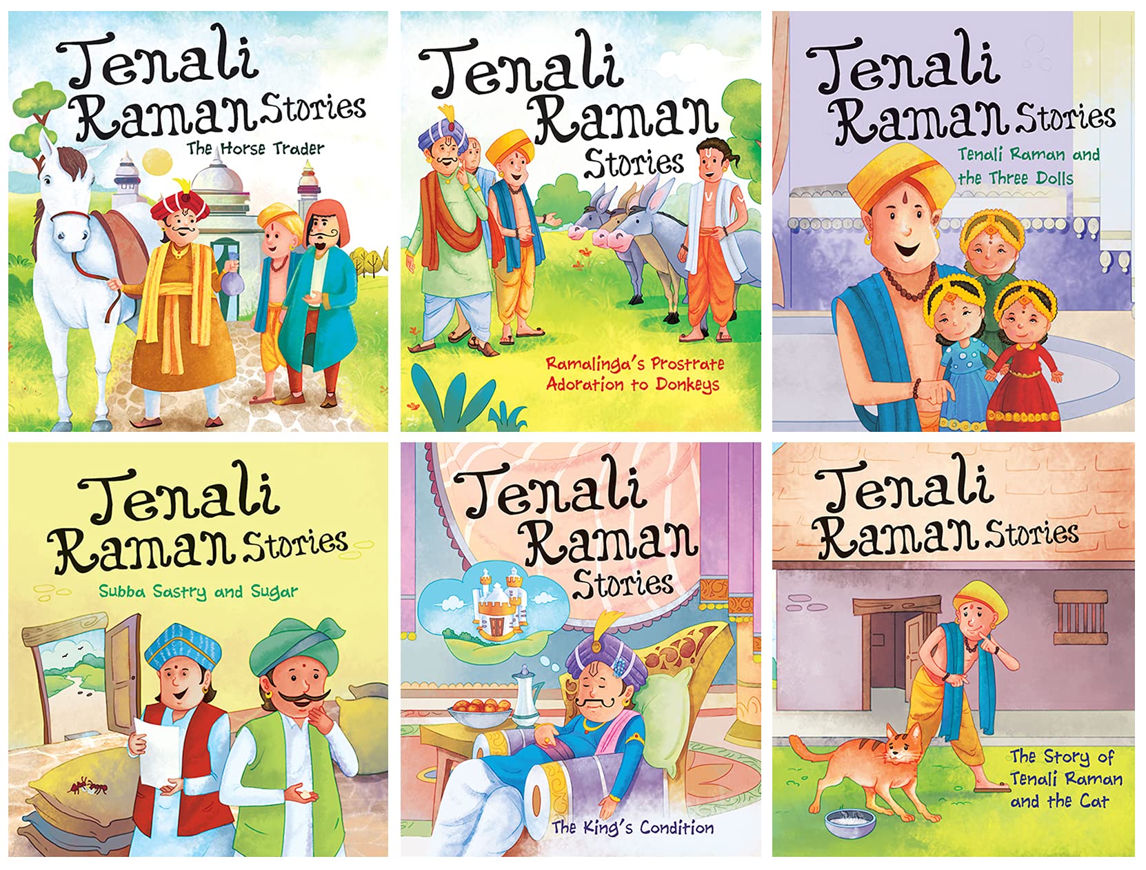 Tenali Raman Stories (Set Of 6 Books)