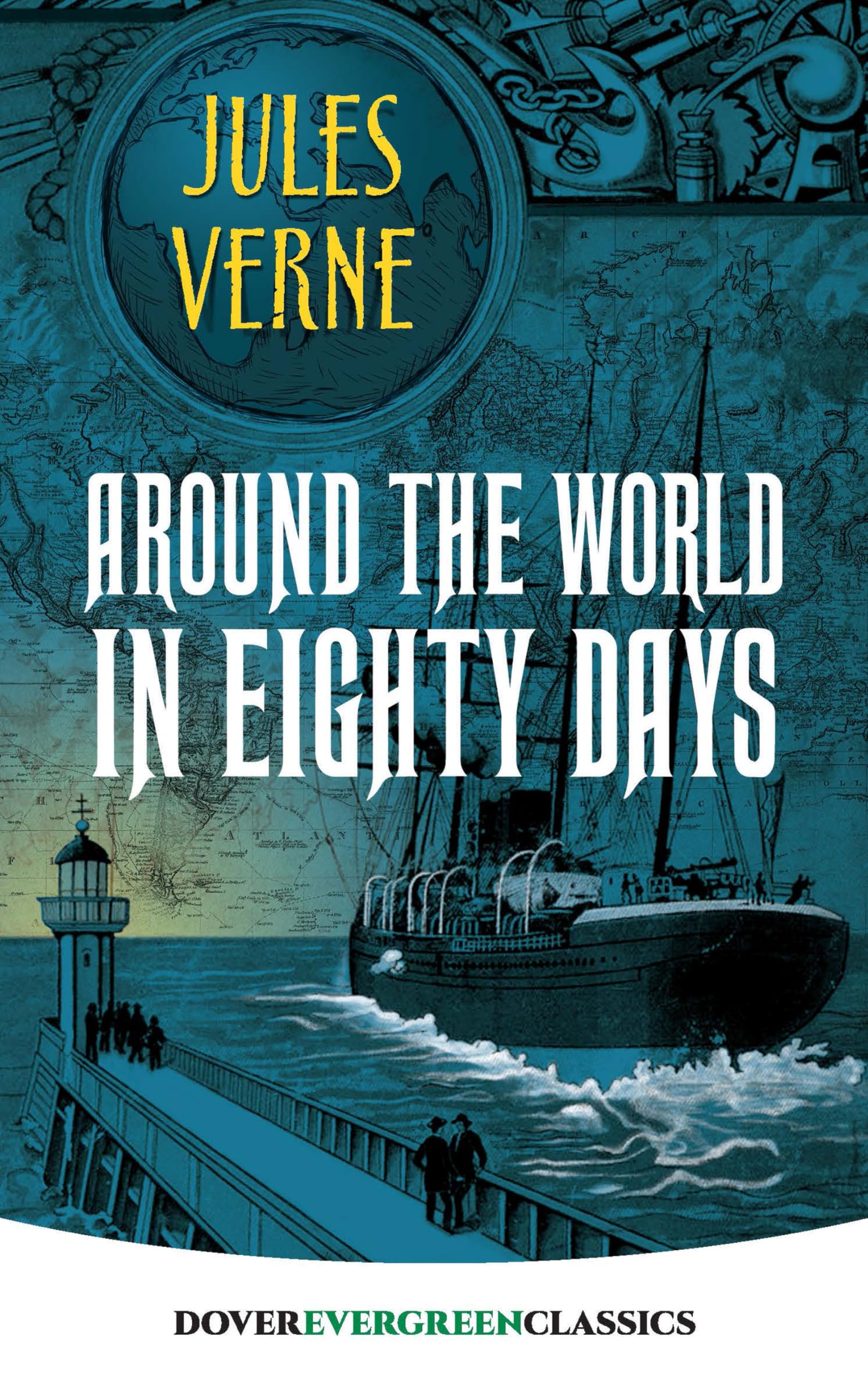 Around the World in Eighty Days (Dover Children's Evergreen Classics),Used
