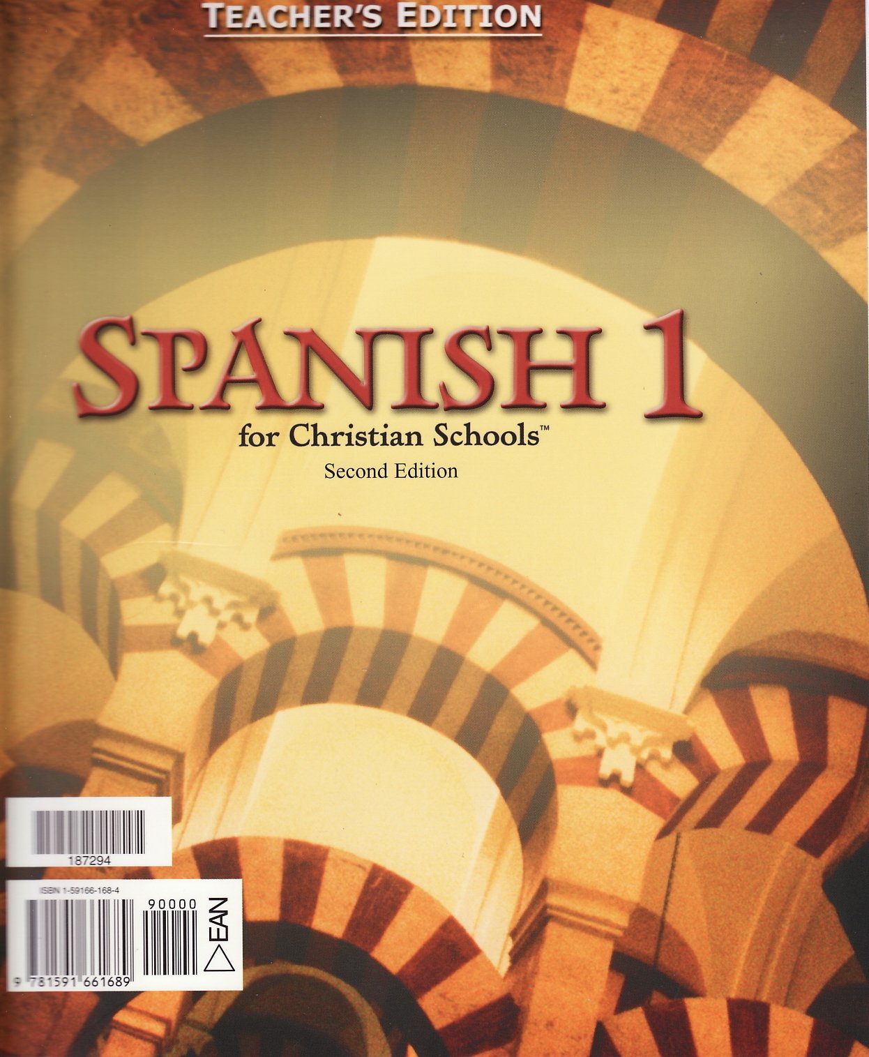 Spanish 1: For Christian Schools Teacher's Edition (Bob Jones),Used
