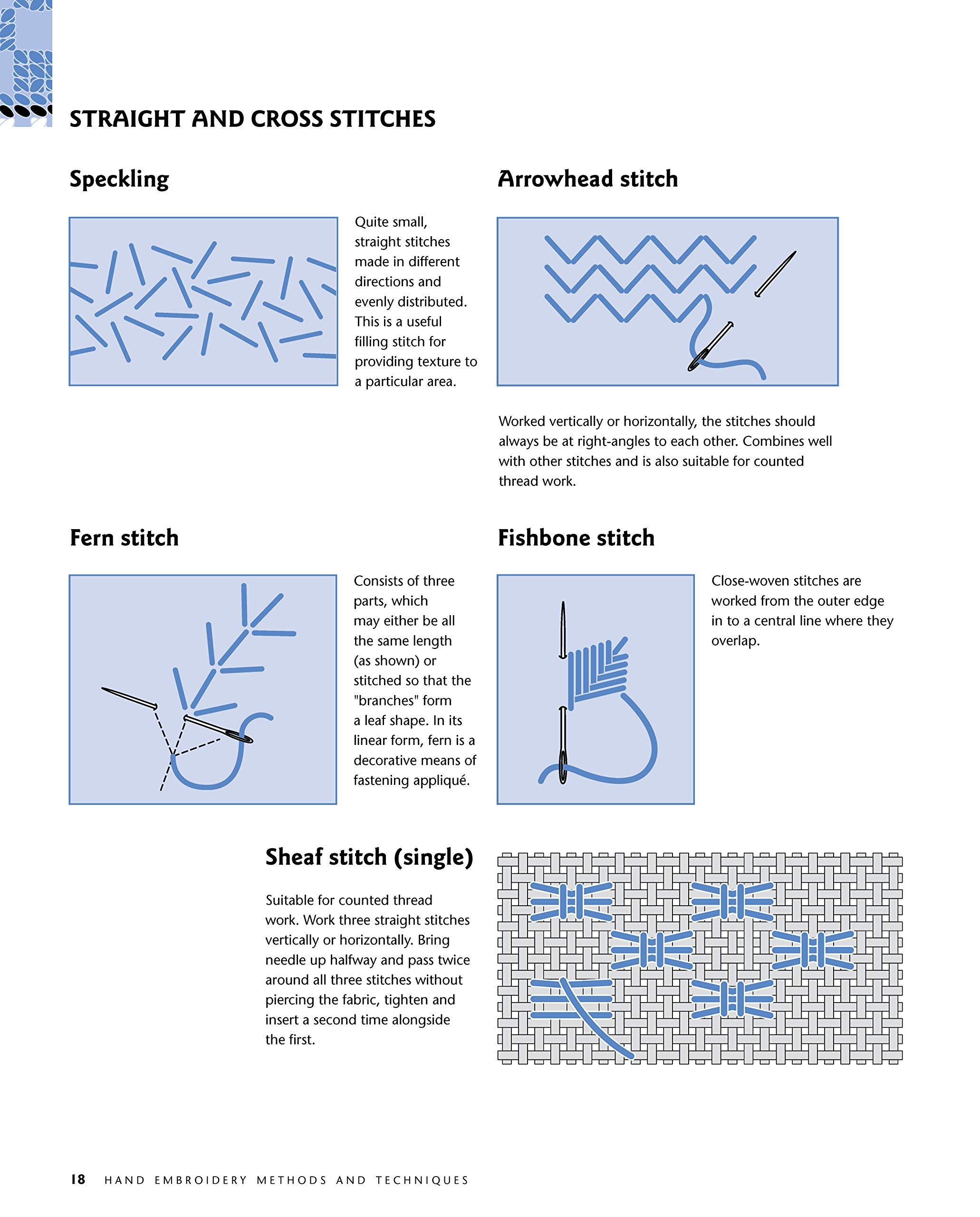 Embroidery: A Beginner's StepbyStep Guide to Stitches and Techniques (Design Originals) More than 70 Stitches; Instructions fo,Used