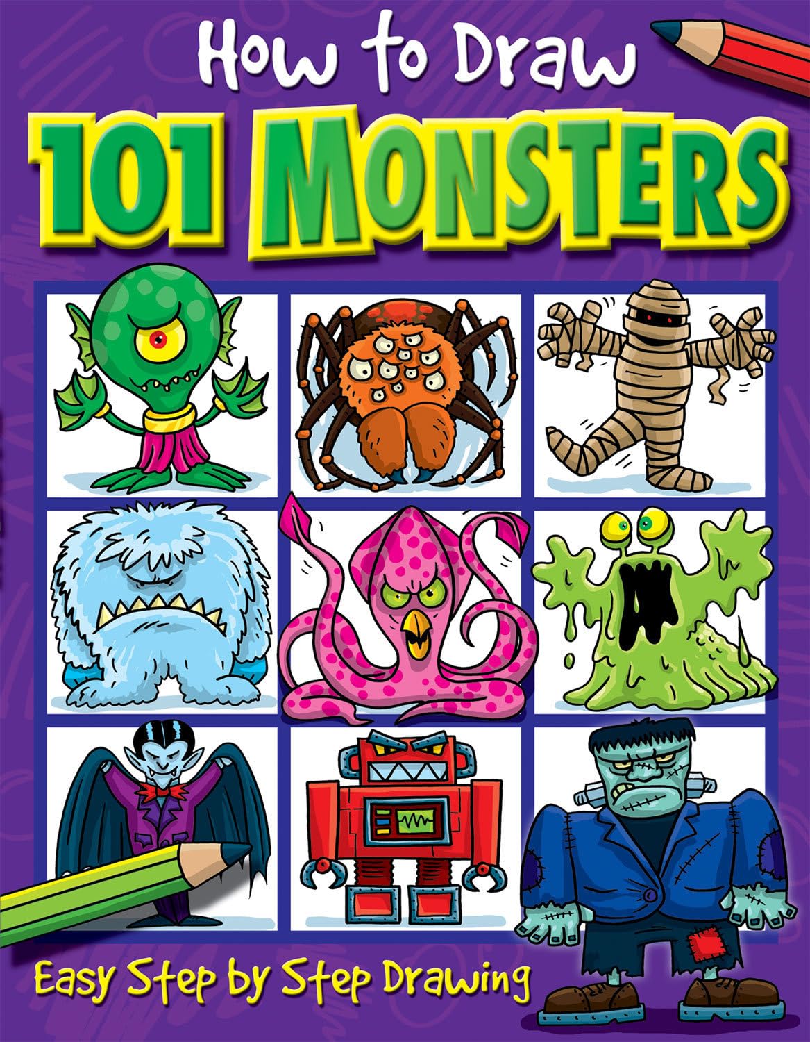 How to Draw 101 Monsters: Easy Stepbystep Drawing (How to draw),Used