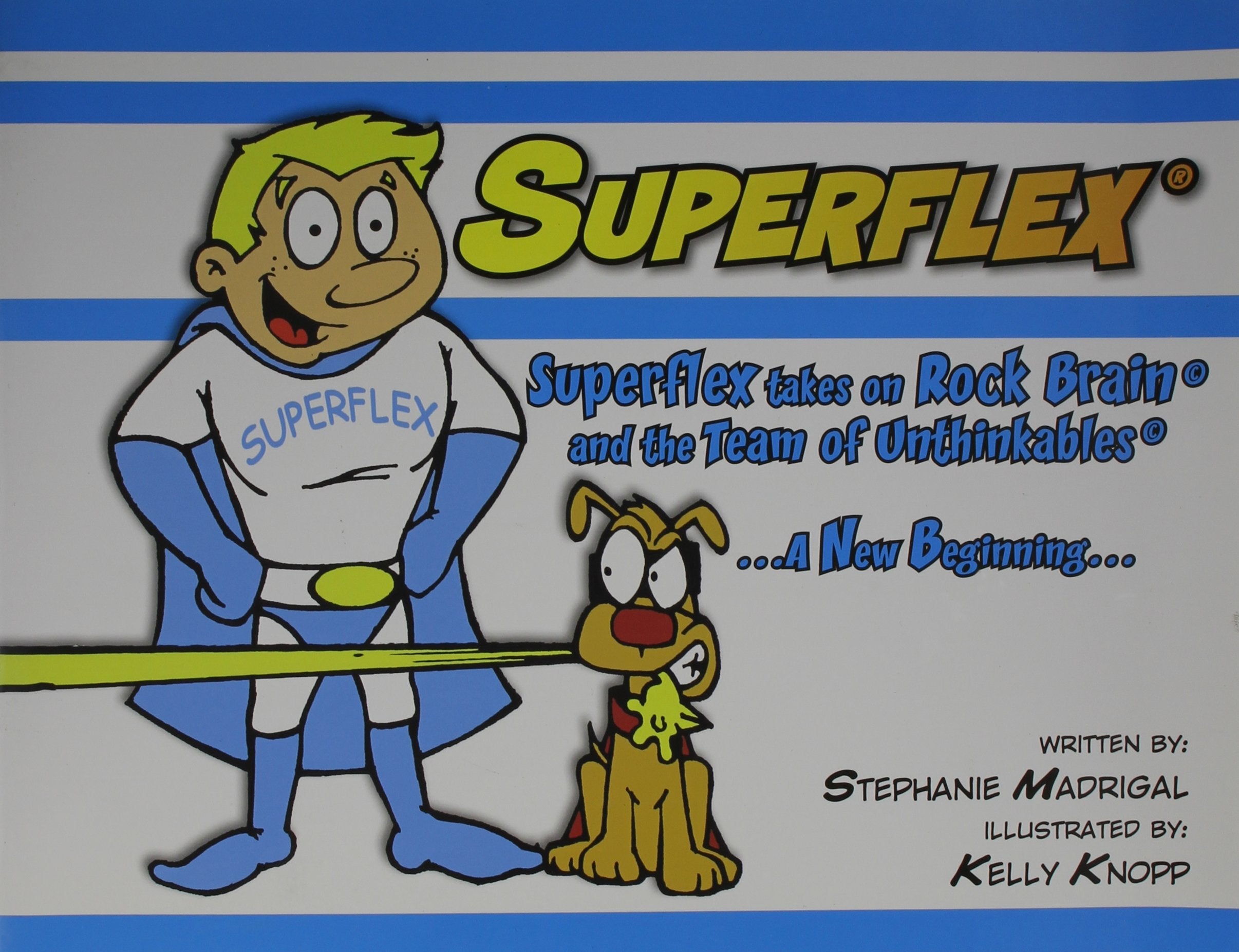 Superflex Takes On Rock Brain And The Team Of Unthinkables-used