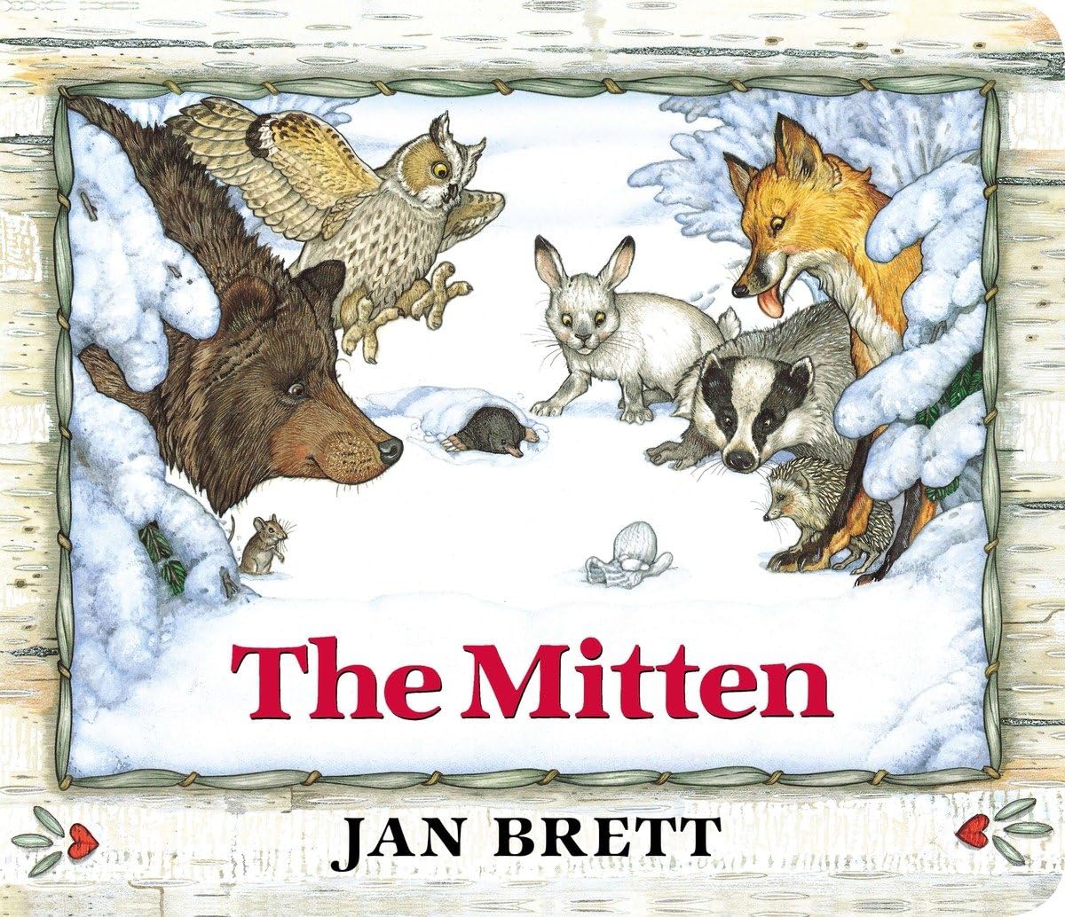 The Mitten (Oversized Lap Board Book),Used
