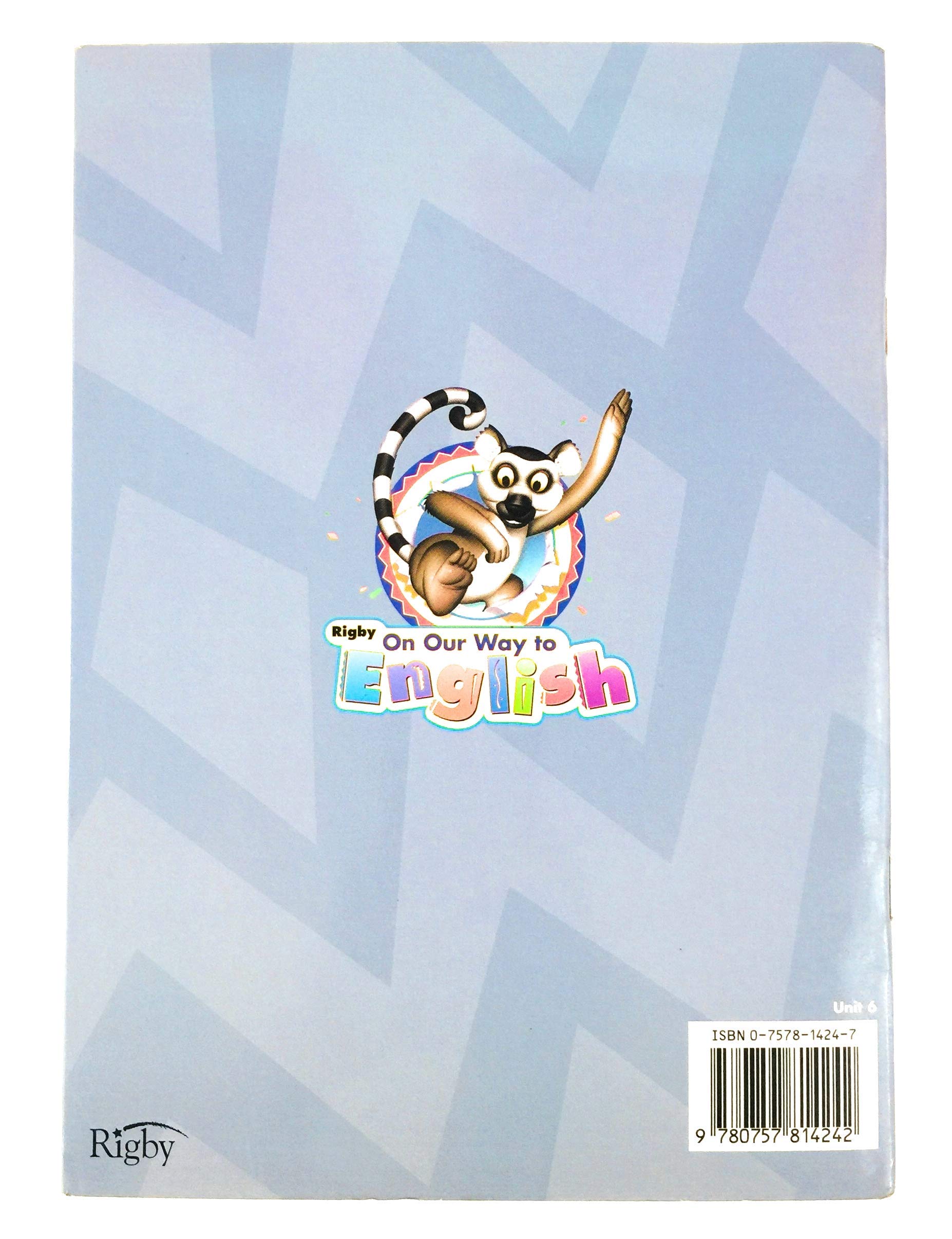 Rigby on Our Way to English: Small Book Grade 2 Barge Cat (On Our Way English),Used