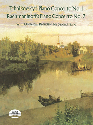 Tchaikovsky's Piano Concerto No. 1 & Rachmaninoff's Piano Concerto No. 2 (With Orchestral Reduction for Second Piano),Used
