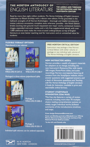 The Norton Anthology of English Literature (Ninth Edition) (Vol. Package 1: Volumes A, B, C),Used