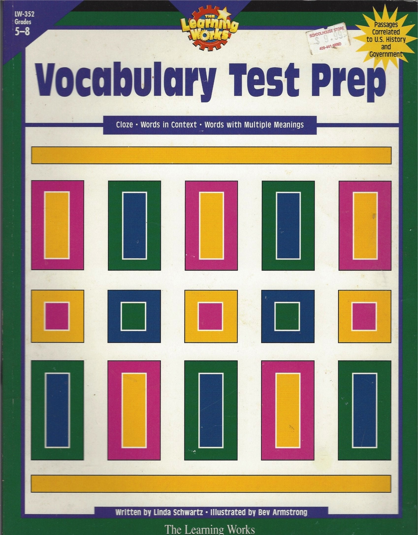 Vocabulary Test Prep: Cloze, Words In Context, Words With Multiple Meanings,Used