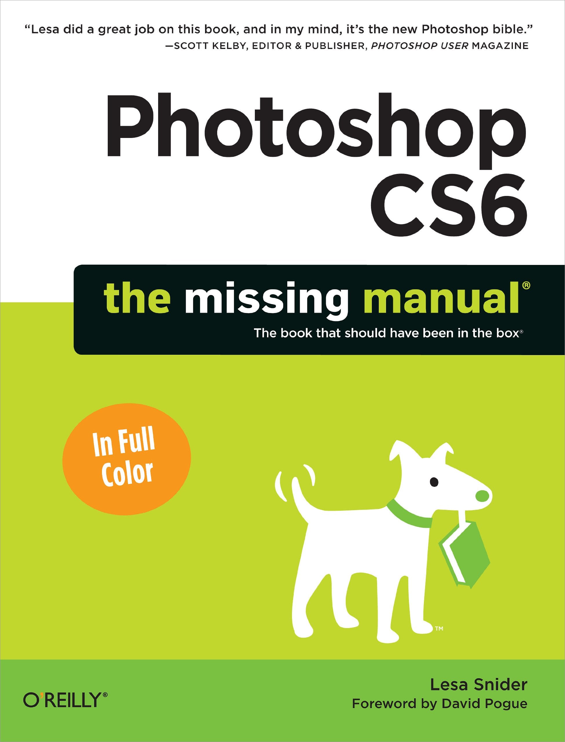 Photoshop CS6: The Missing Manual (Missing Manuals),Used