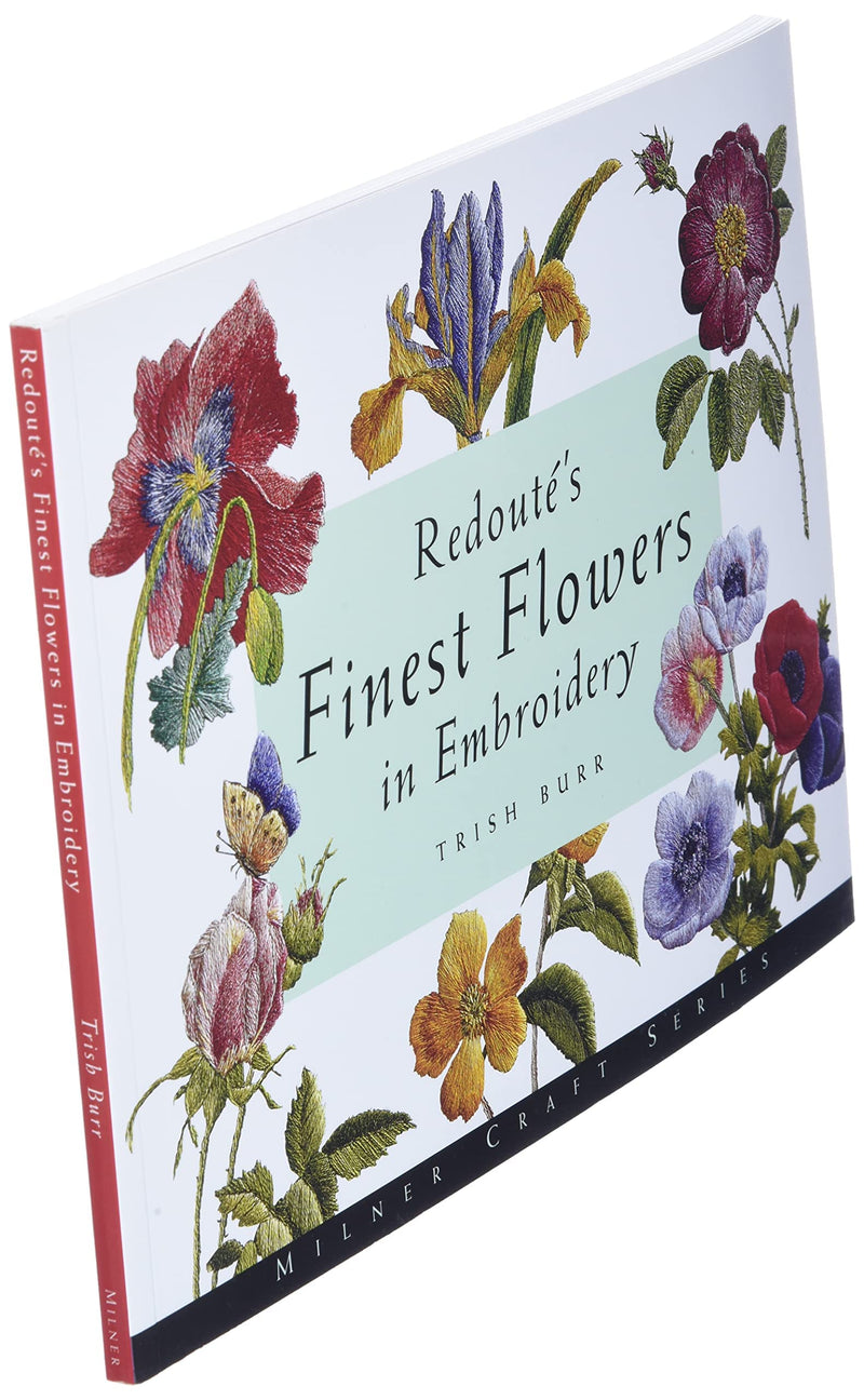 Redoute's Finest Flowers in Embroidery,Used