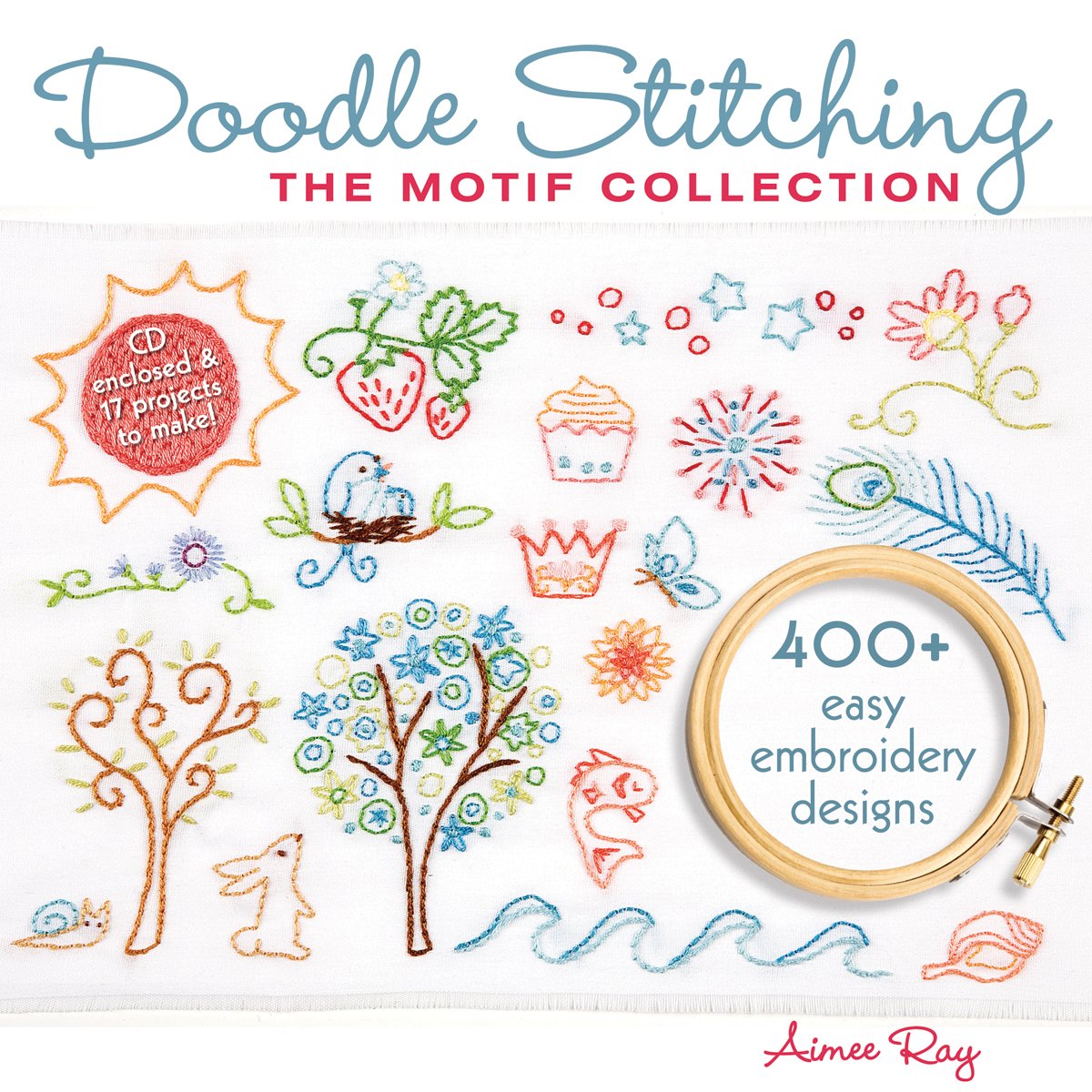 Doodle Stitching: The Motif Collection: 400+ Easy Embroidery Designs,Used