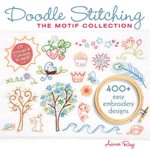 Doodle Stitching: The Motif Collection: 400+ Easy Embroidery Designs,Used