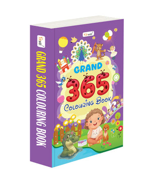 Grand - 365 Colouring Book :- Toddler Colouring Book, Interactive Book For Early Learners, Kids Doodle Colouring, Educational Book For Children