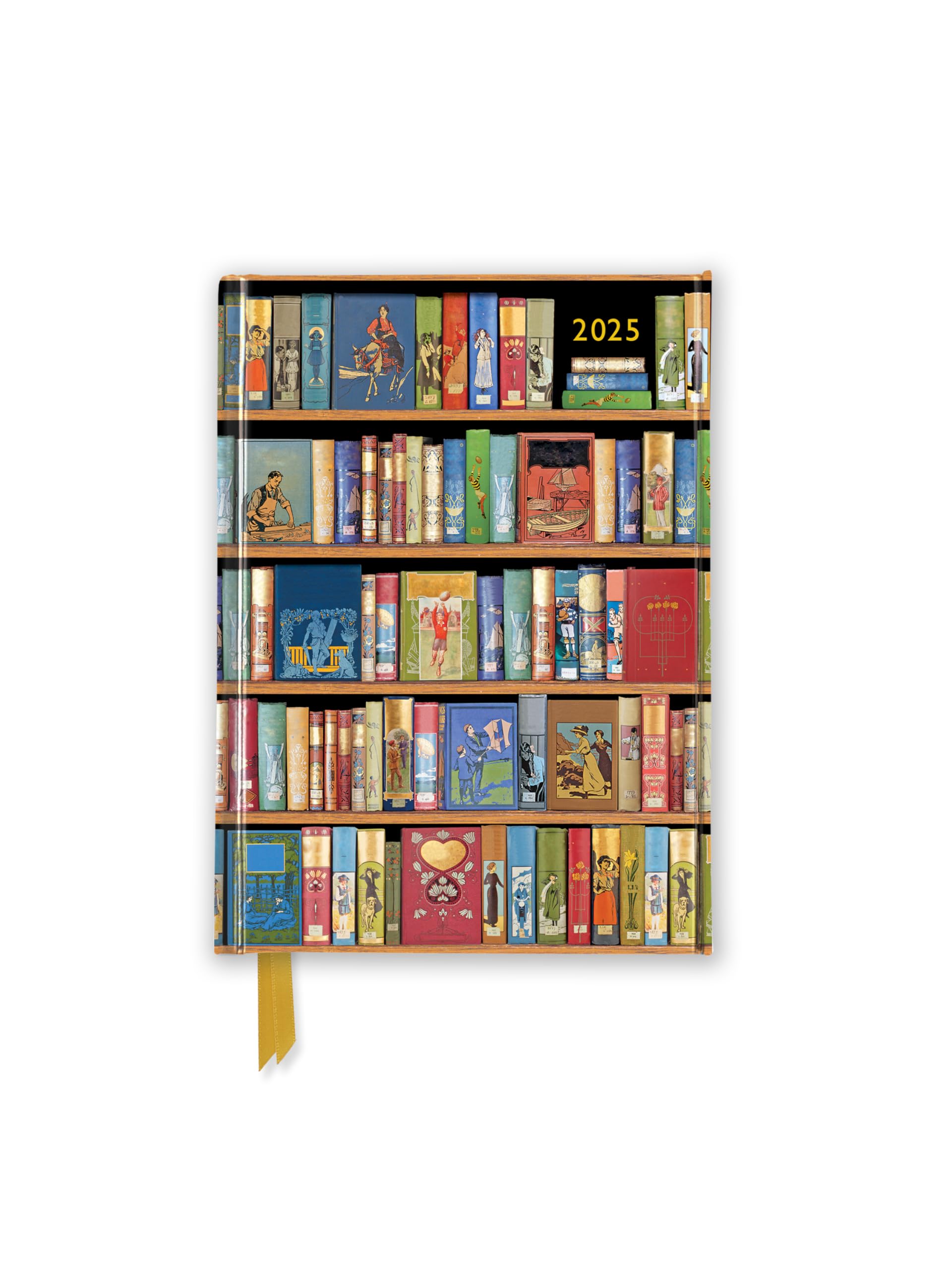 Bodleian Libraries: Bookshelves 2025 Luxury Pocket Diary Planner  Week to View,New