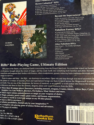 Rifts Ultimate Edition Rpg,New