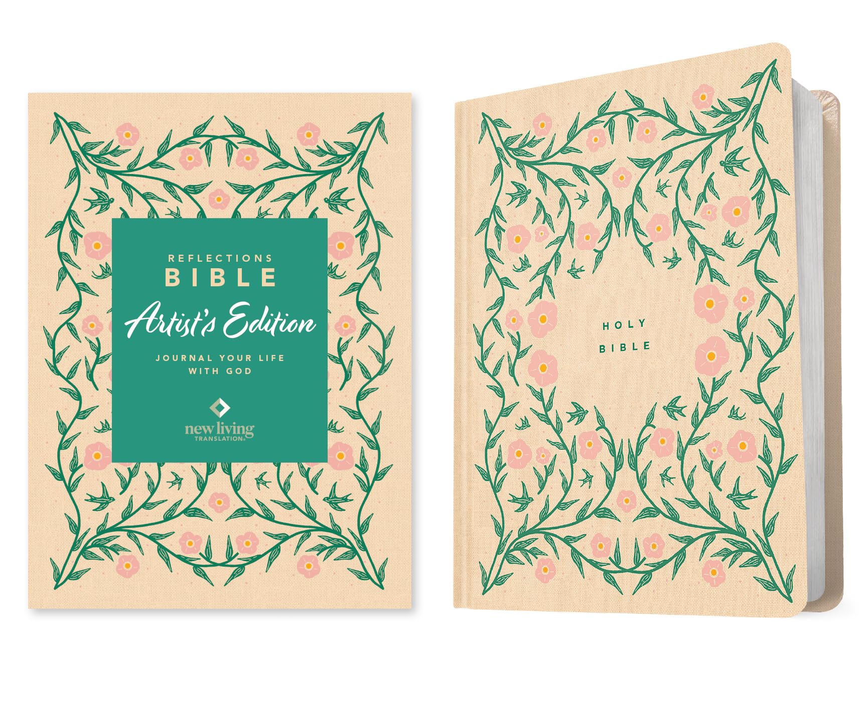 Nlt Reflections Bible, ArtistS Edition (Hardcover Cloth): Journaling Your Life With God