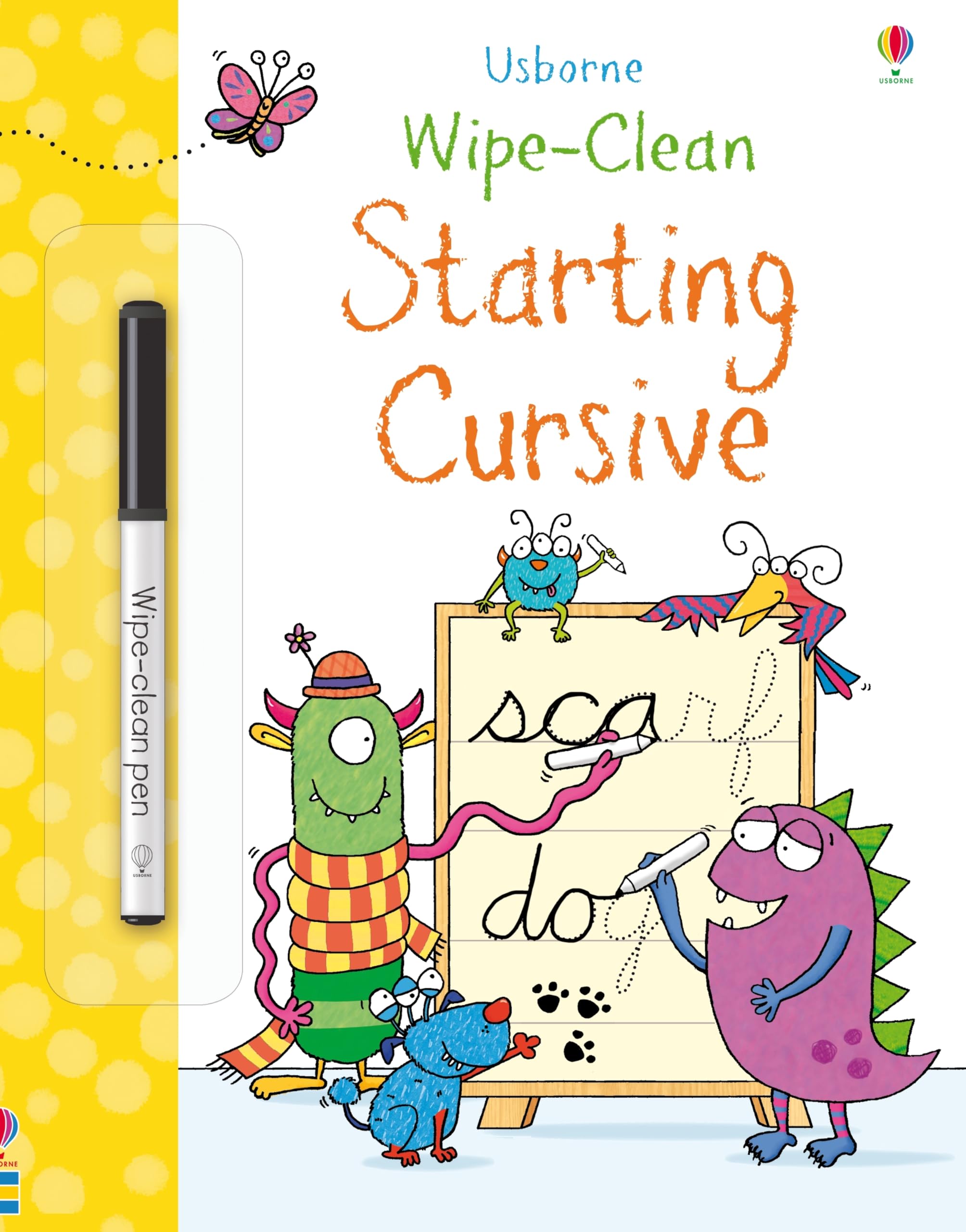 WipeClean Starting Cursive: An Interactive WipeClean Book To Help Kids Learn Cursive Handwriting