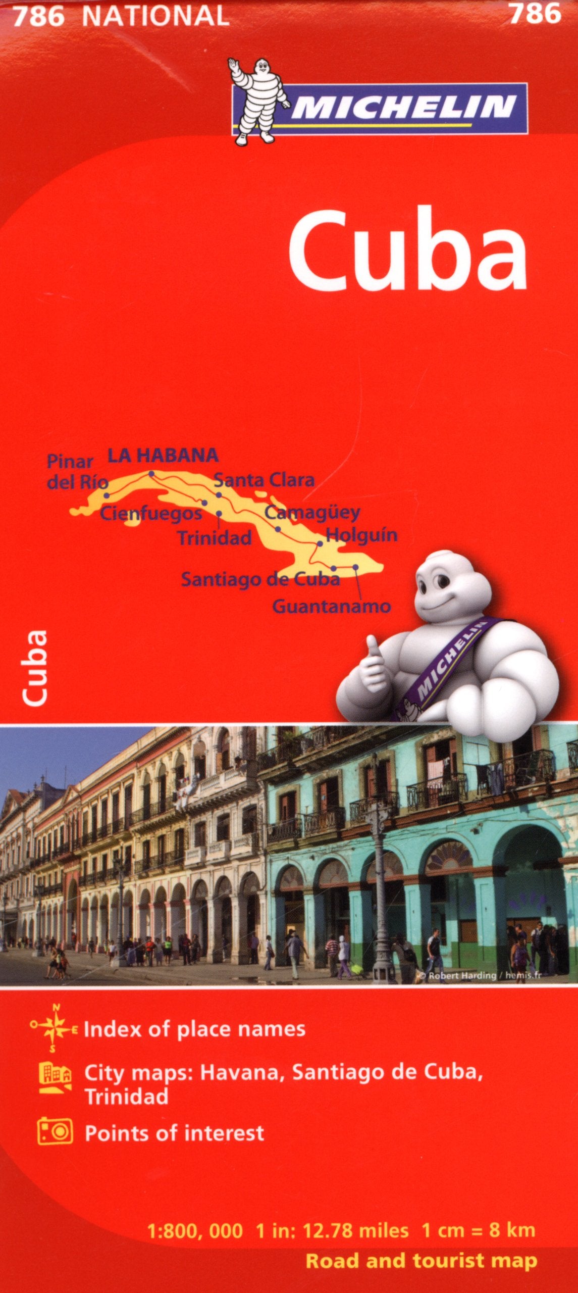 Michelin Cuba Map 786 (Maps/Country (Michelin)),Used