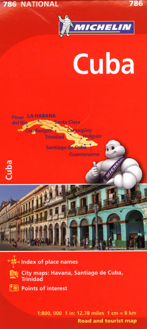 Michelin Cuba Map 786 (Maps/Country (Michelin)),Used