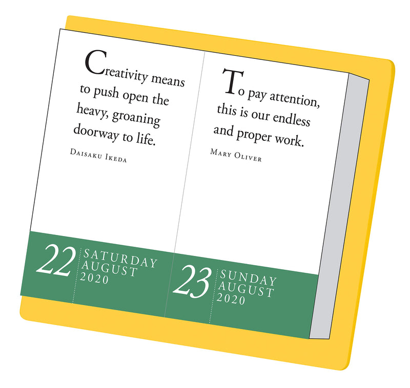 Zen PageADay Calendar 2020,New