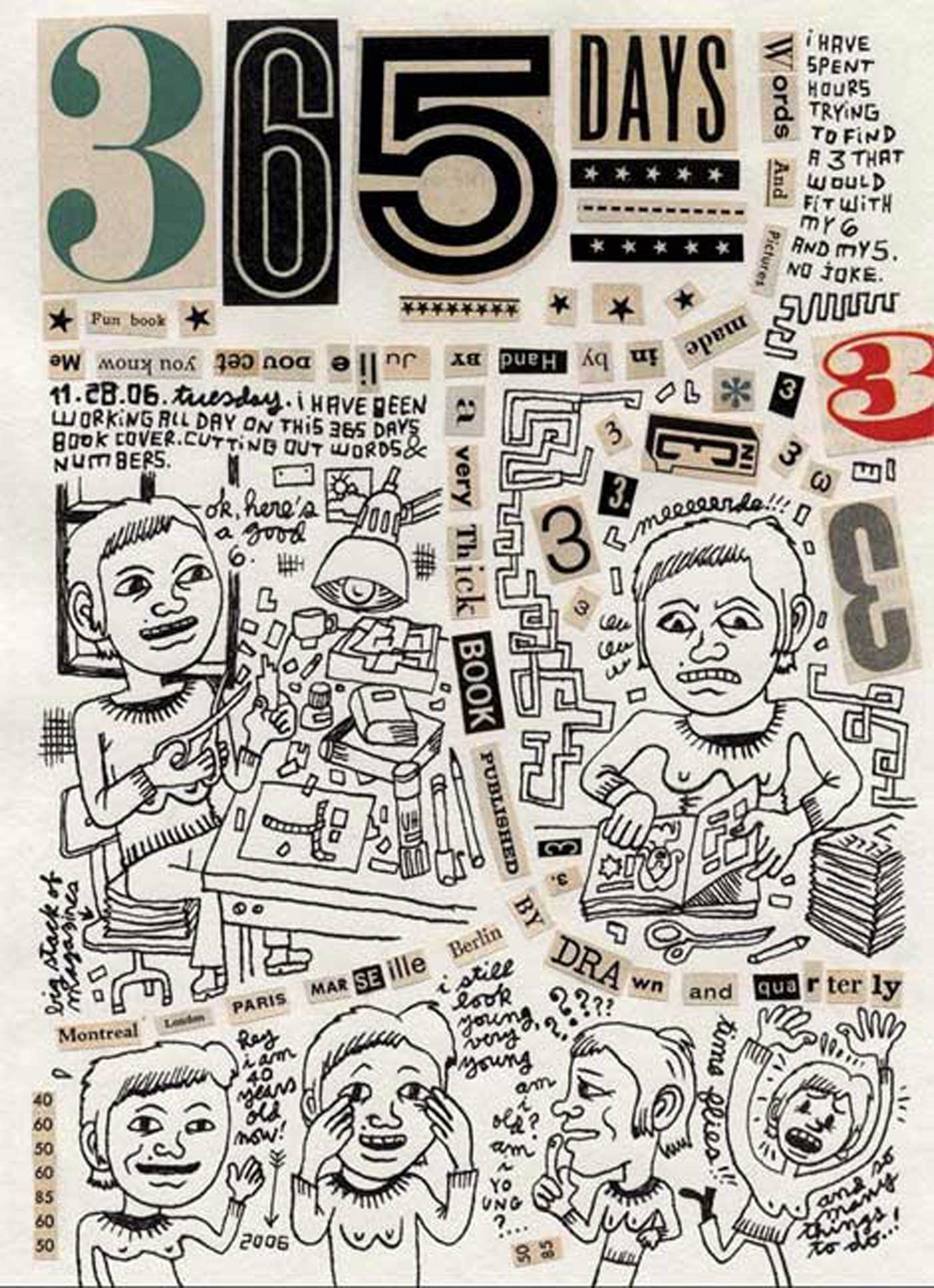 365 Days: A Diary By Julie Doucet,Used