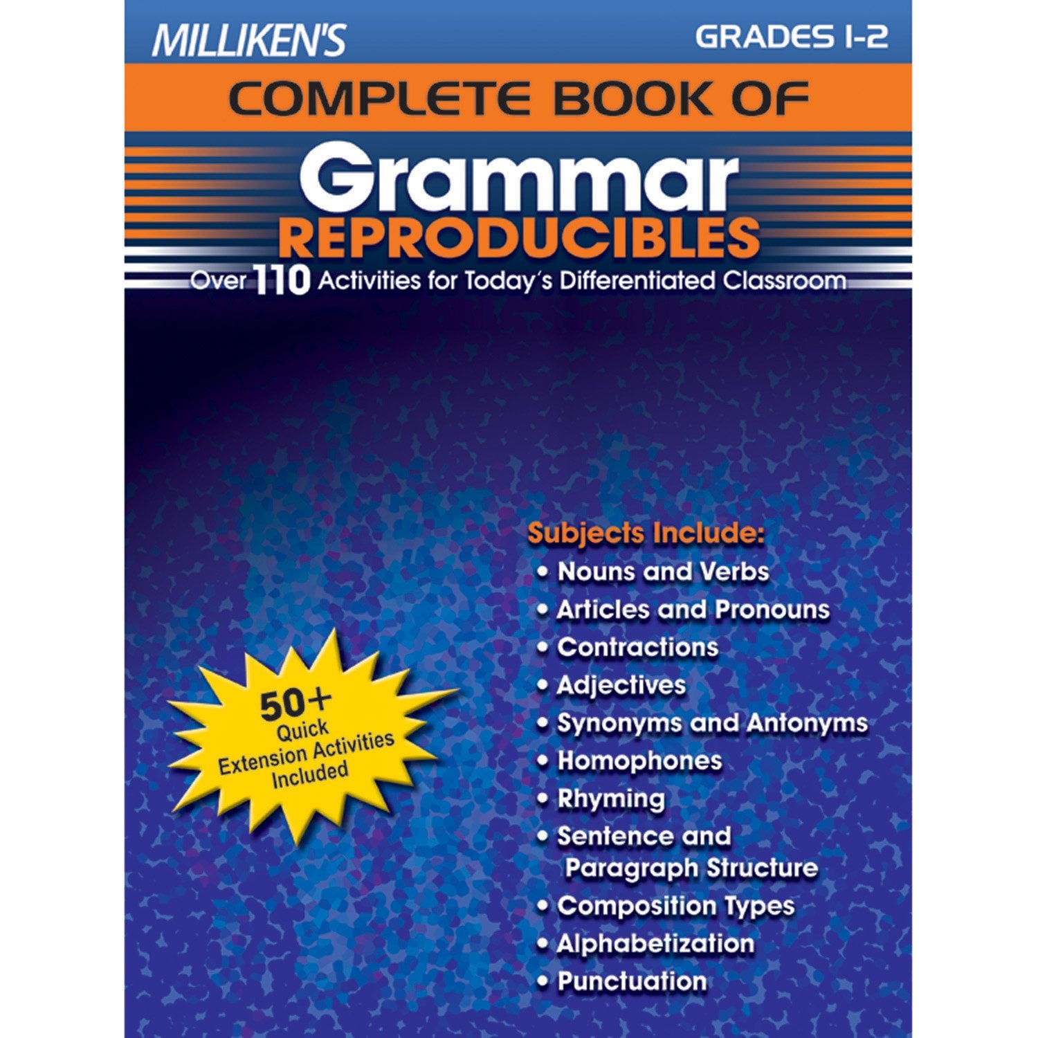 Milliken's Complete Book of Grammar Reproducibles  Grades 12,Used