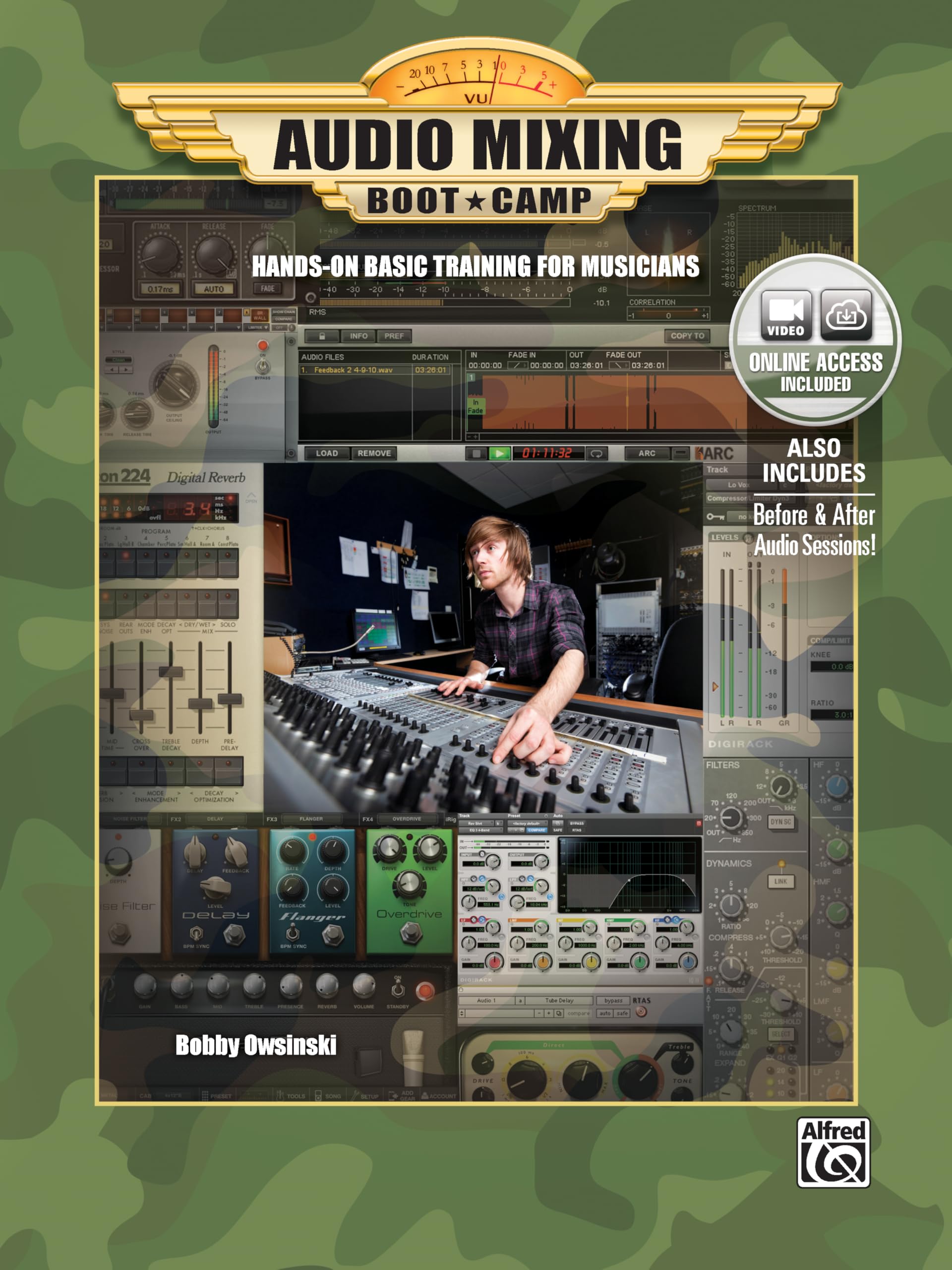 Audio Mixing Boot Camp: Handson Basic Training For Musicians, Book & Online Video-new
