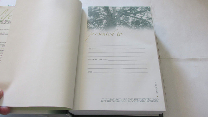 NLT Life Application Study Bible, Second Edition (Red Letter, Hardcover),Used