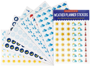 Essentials Weather Planner Stickers (300 stickers),Used
