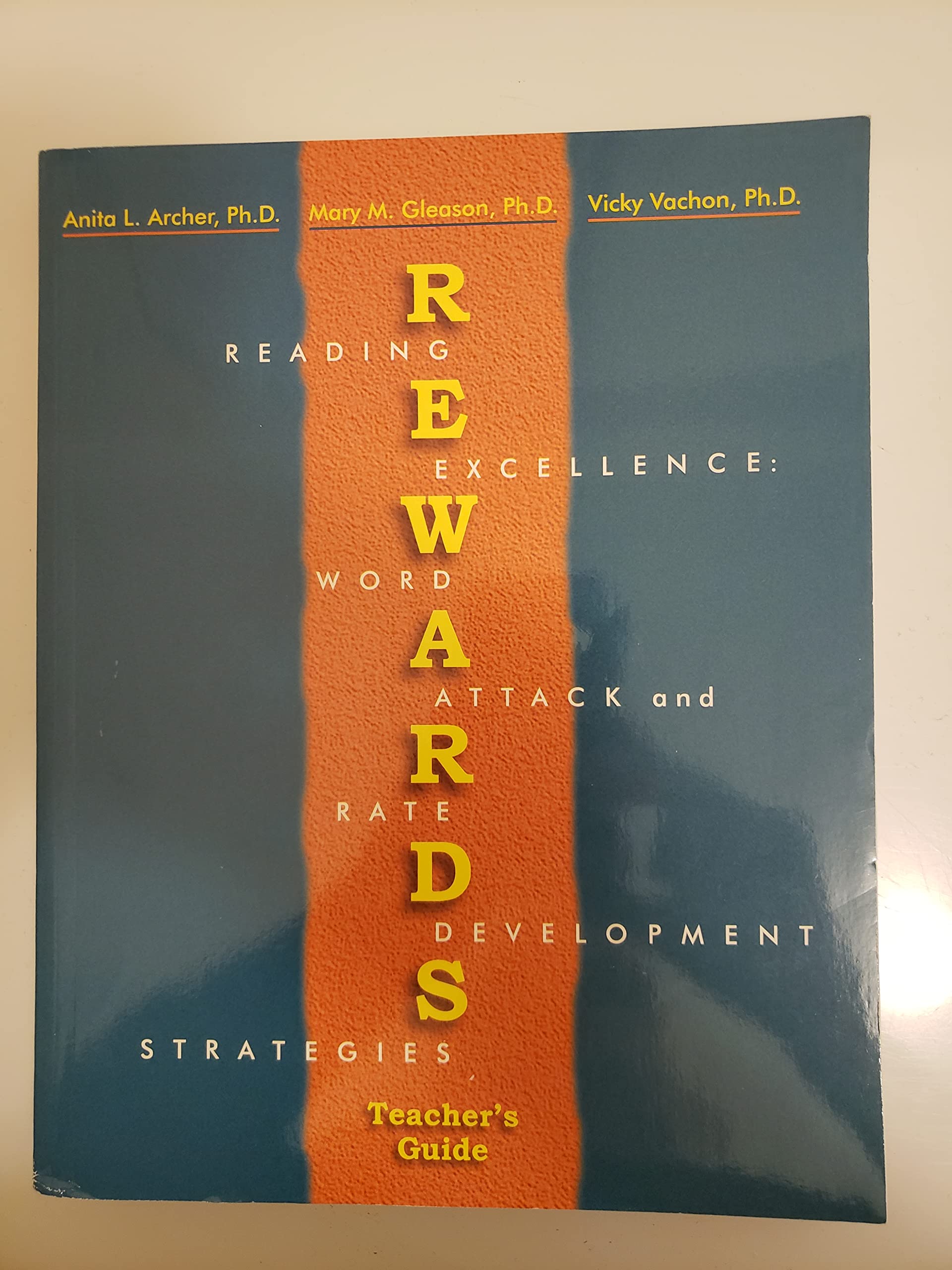 Rewards Teacher's Guide: Multisyllabic Word Reading Strategies (Reading Excellence: Word Attack and Rate Development Strategies),Used
