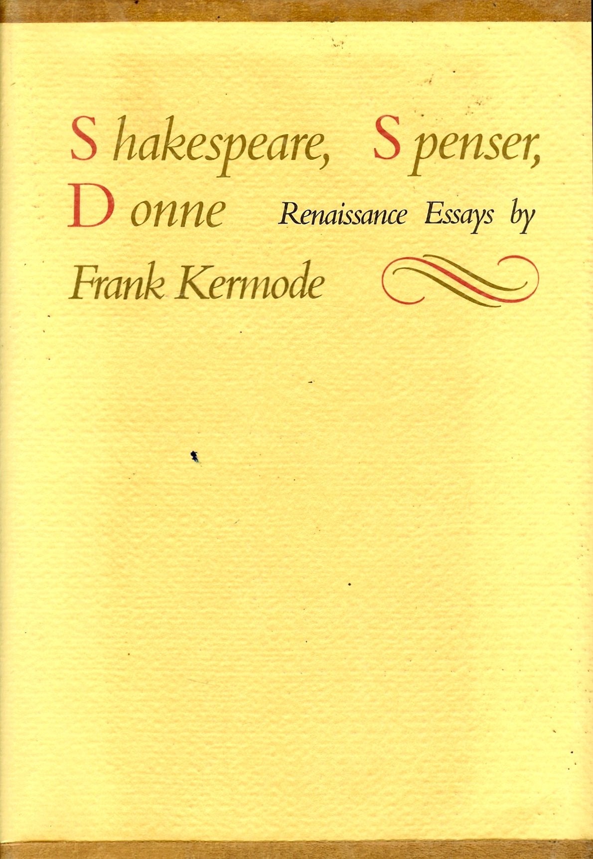 Shakespeare, Spenser, Donne,Used