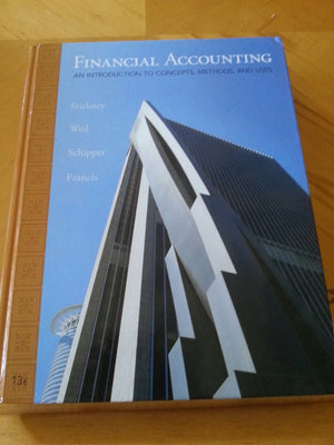 Financial Accounting: An Introduction To Concepts, Methods And Uses (Available Titles Cengagenow),New