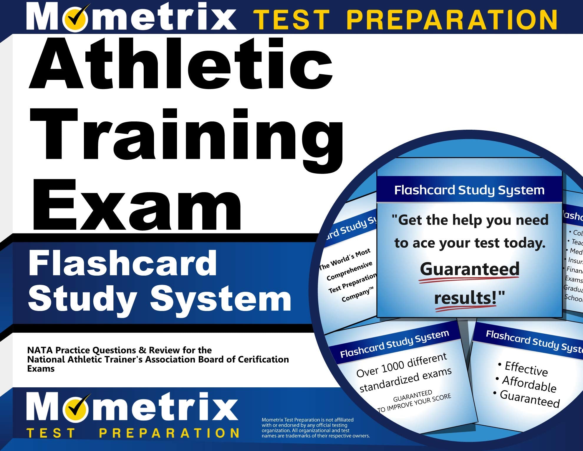 Athletic Training Exam Flashcard Study System: NATA Test Practice Questions and Review for the National Athletic Trainers  Assoc