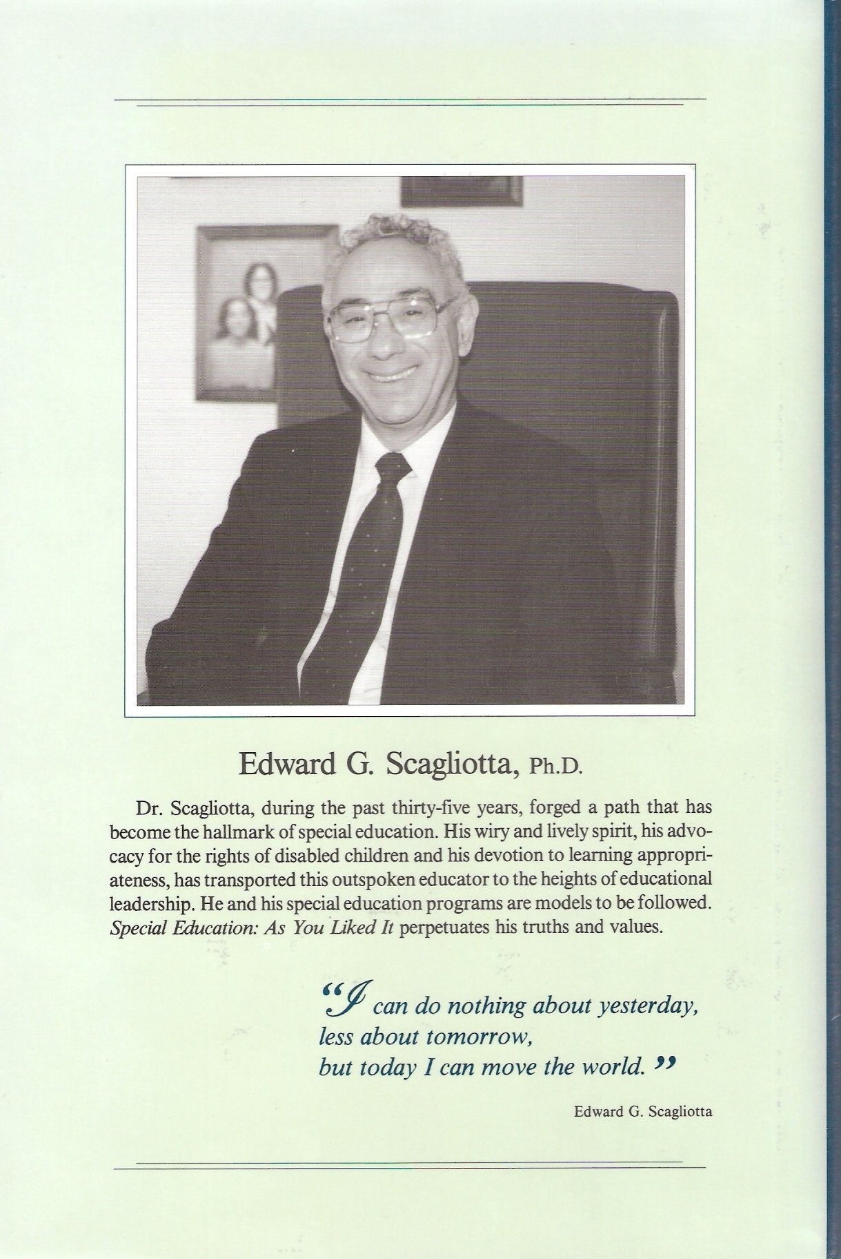 Special education, as you liked it,Used