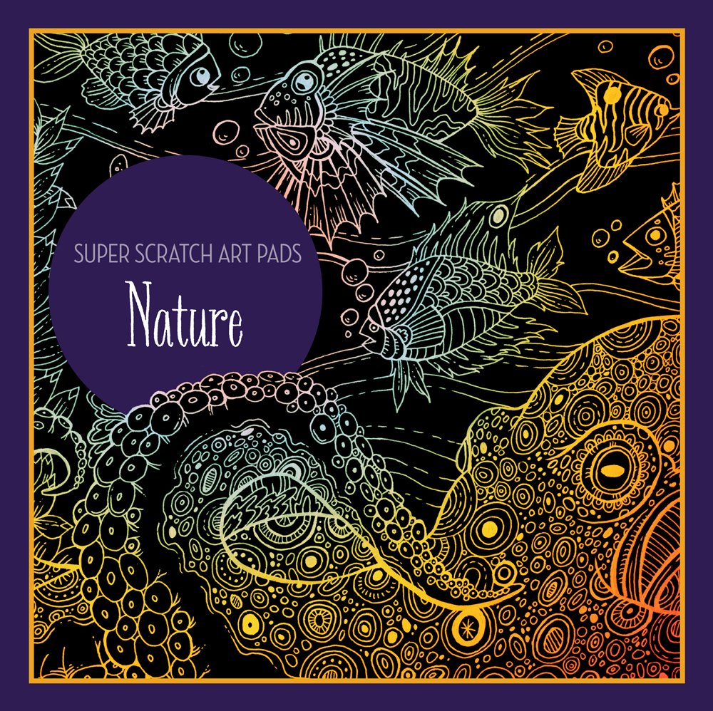 Super Scratch Art Pads: Nature,Used