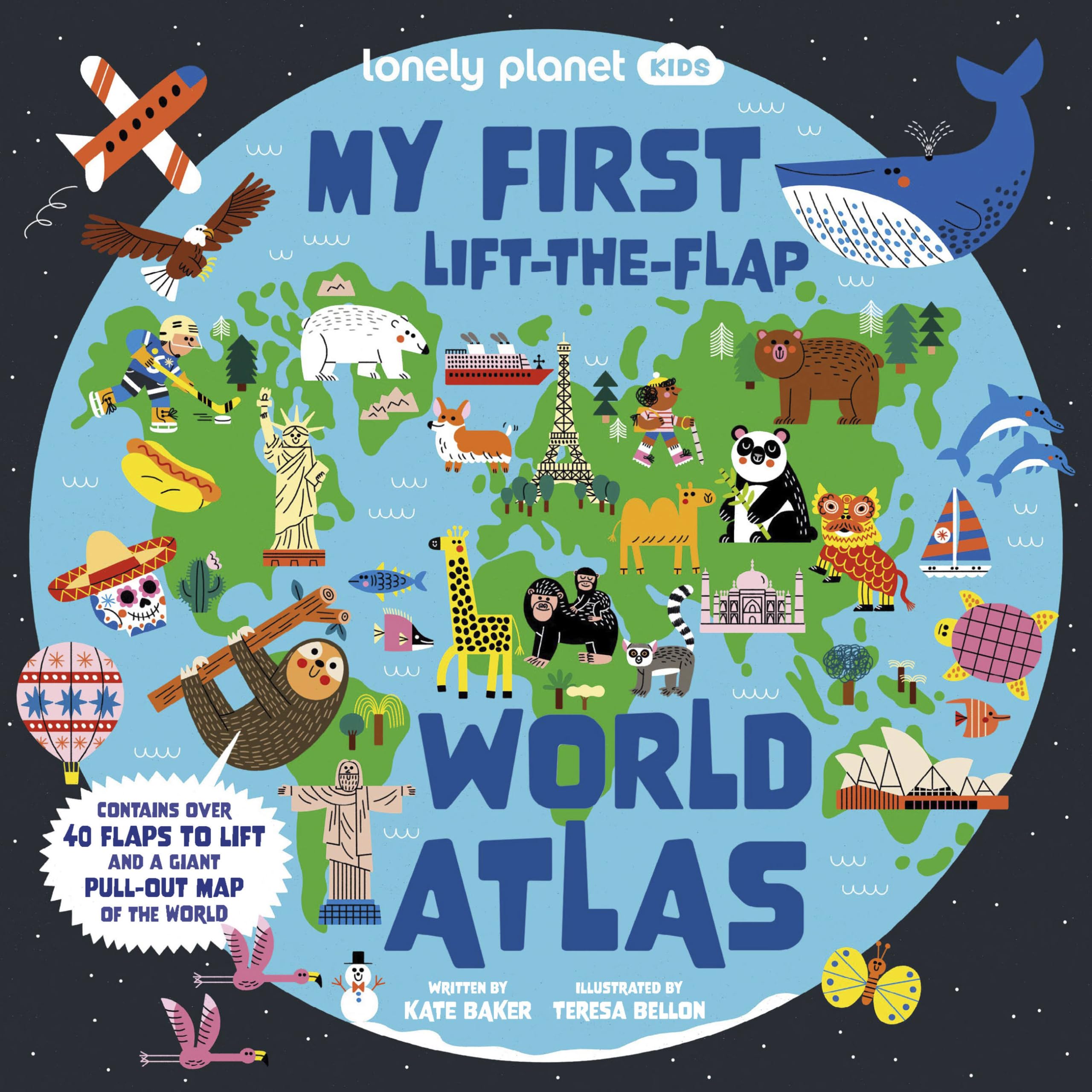 Lonely Planet Kids My First Lifttheflap World Atlas 1,Used