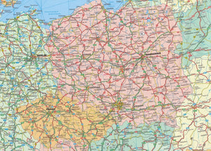 Europe Road map with Distoguide and 