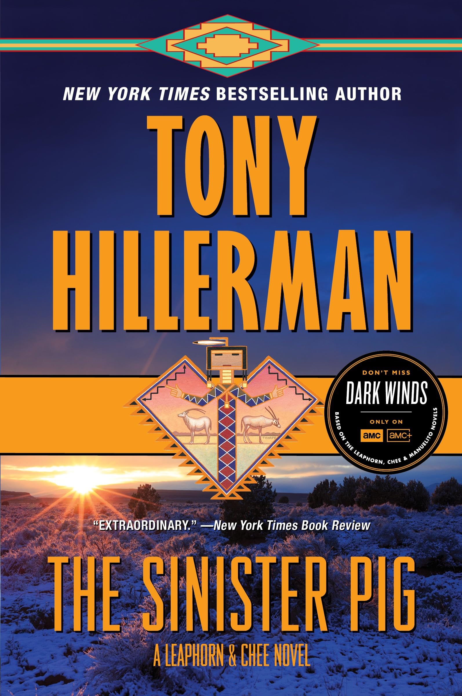 The Sinister Pig: A Leaphorn And Chee Novel (A Leaphorn And Chee Novel, 16)