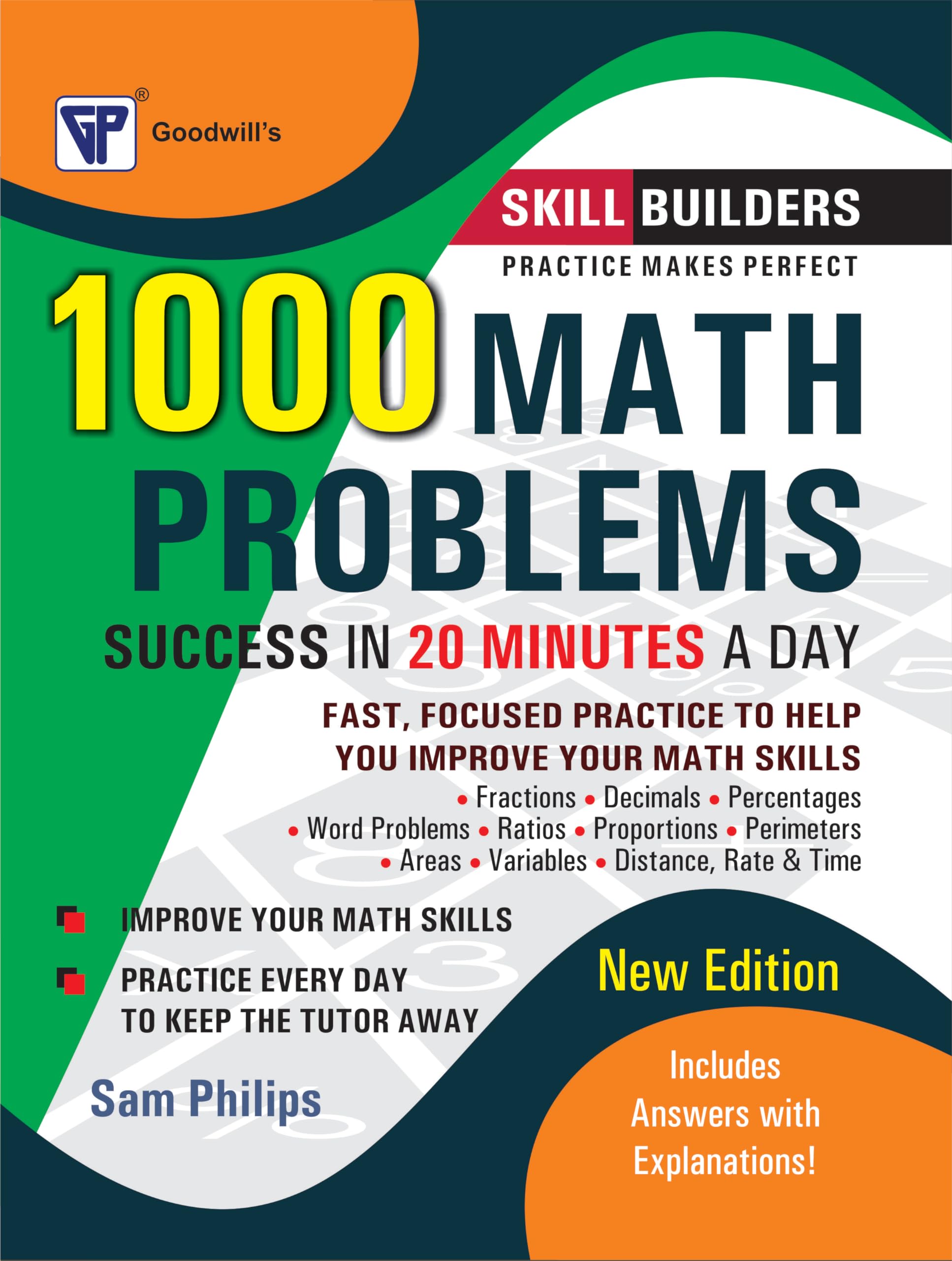 1000 Math Problems: Fast Focused Practice To Help You Improve Your Maths Skills