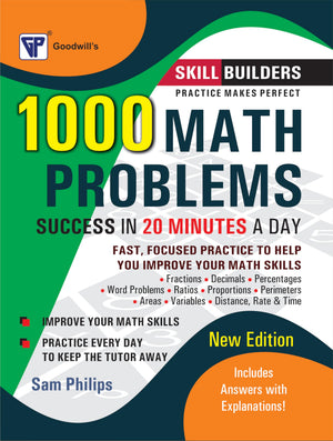 1000 Math Problems: Fast Focused Practice To Help You Improve Your Maths Skills