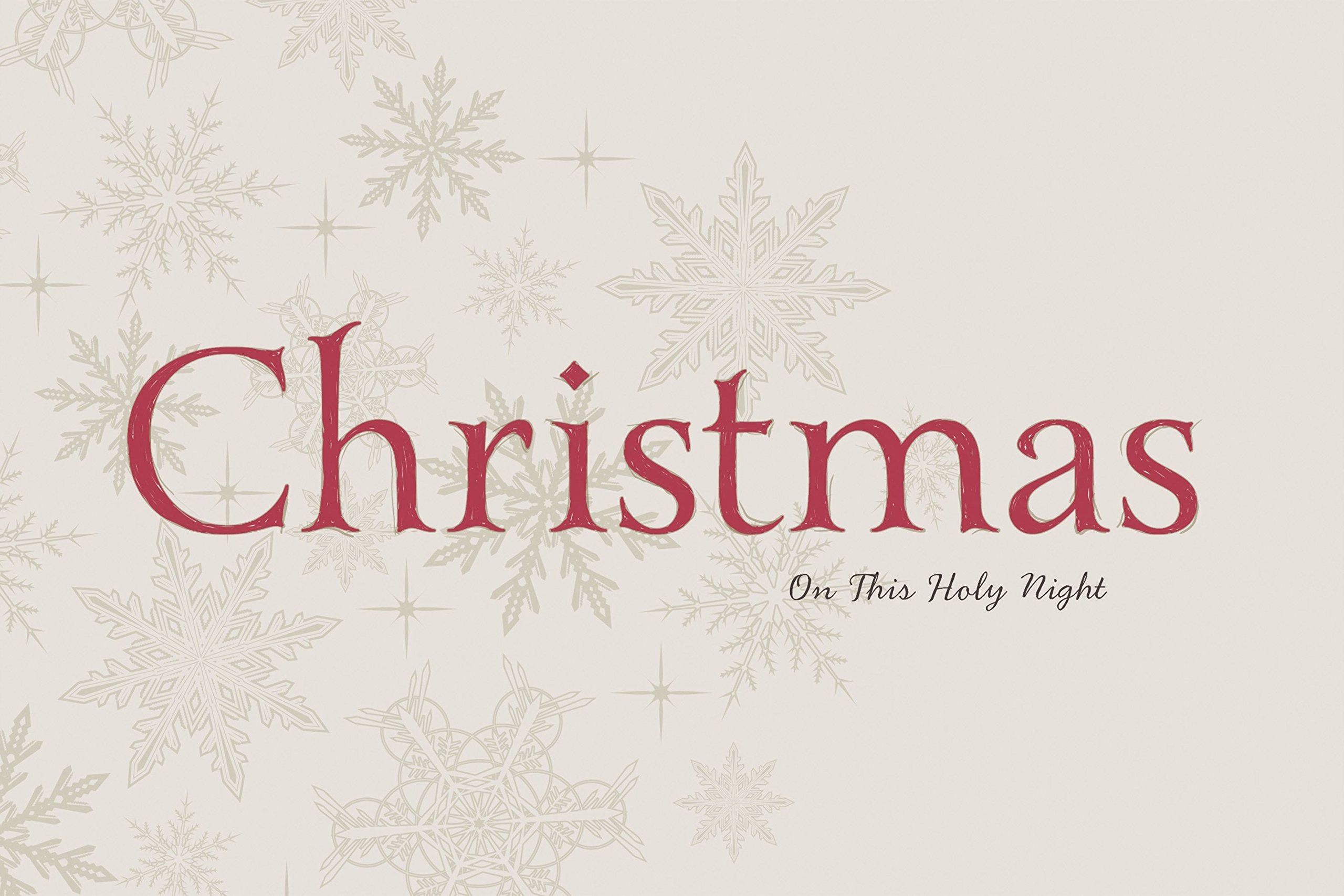 Christmas: On This Holy Night,Used