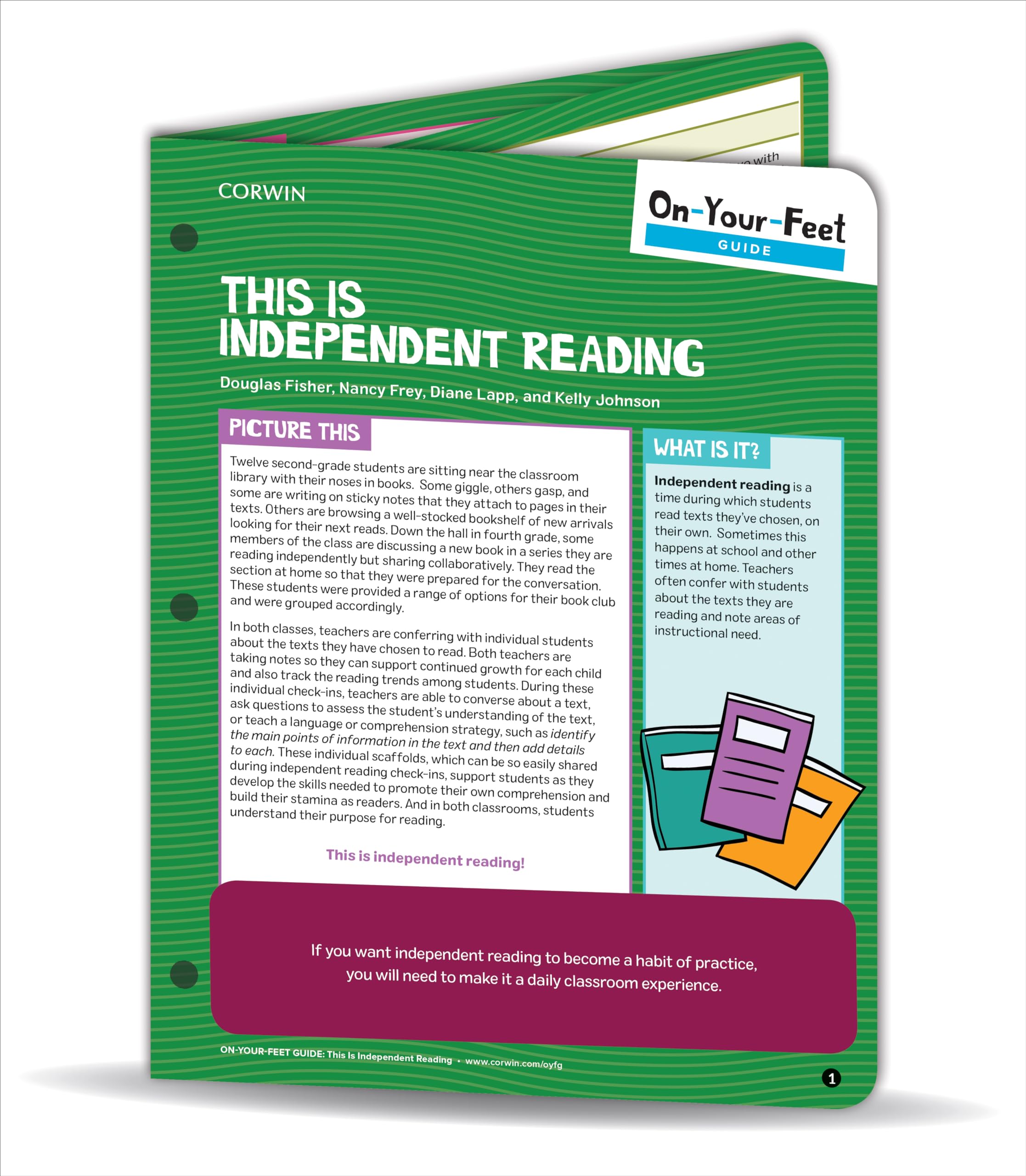 Onyourfeet Guide: This Is Independent Reading (Corwin Literacy),Used
