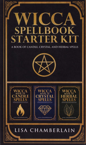 Wicca Spellbook Starter Kit: A Book of Candle, Crystal, and Herbal Spells,Used
