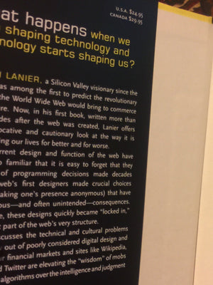 You Are Not A Gadget: A Manifesto-new