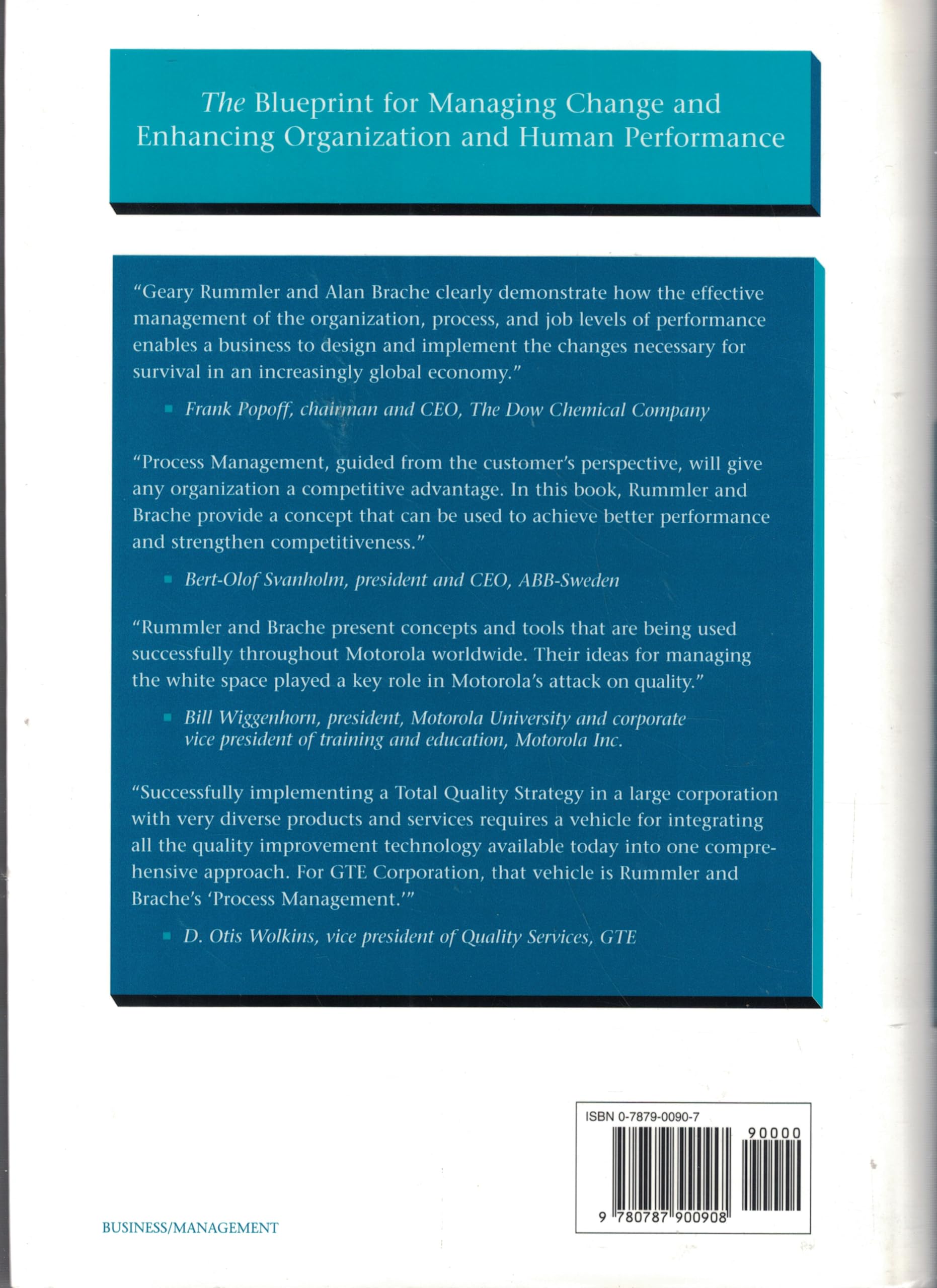 Improving Performance: How to Manage the White Space on the Organizational Chart,New